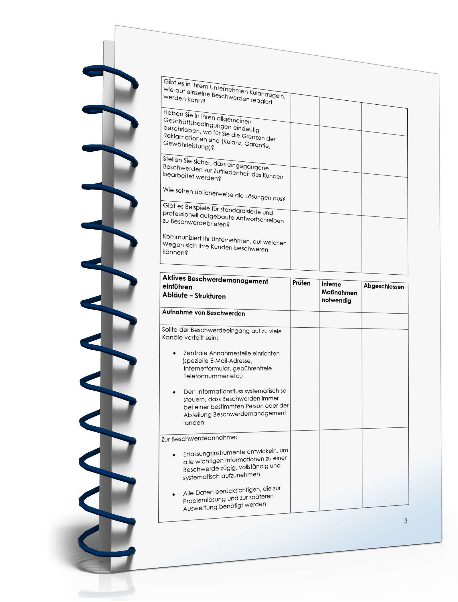 Checkliste - Beschwerdemanagement PDF. Seite: 3