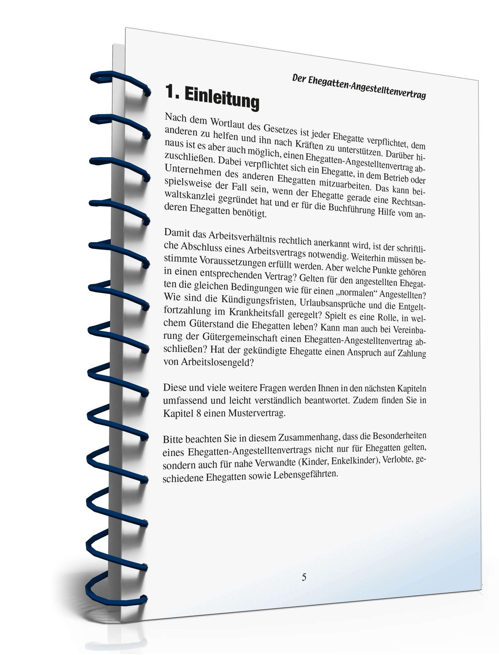 Ratgeber Ehegatten-Angestelltenvertrag PDF. Seite: 4