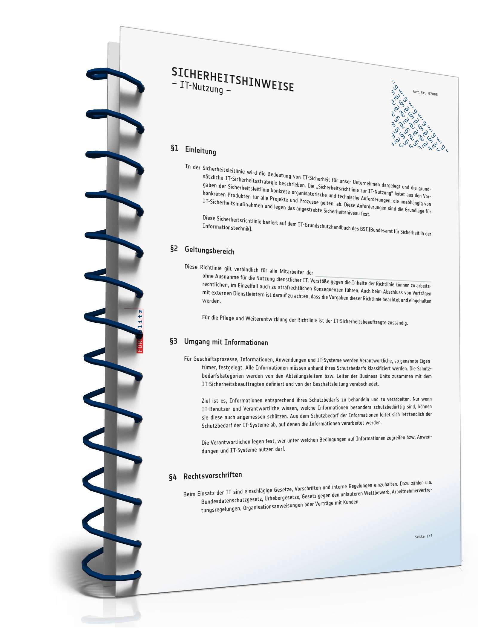 Sicherheitsrichtlinie zur IT-Nutzung PDF. Seite: 2