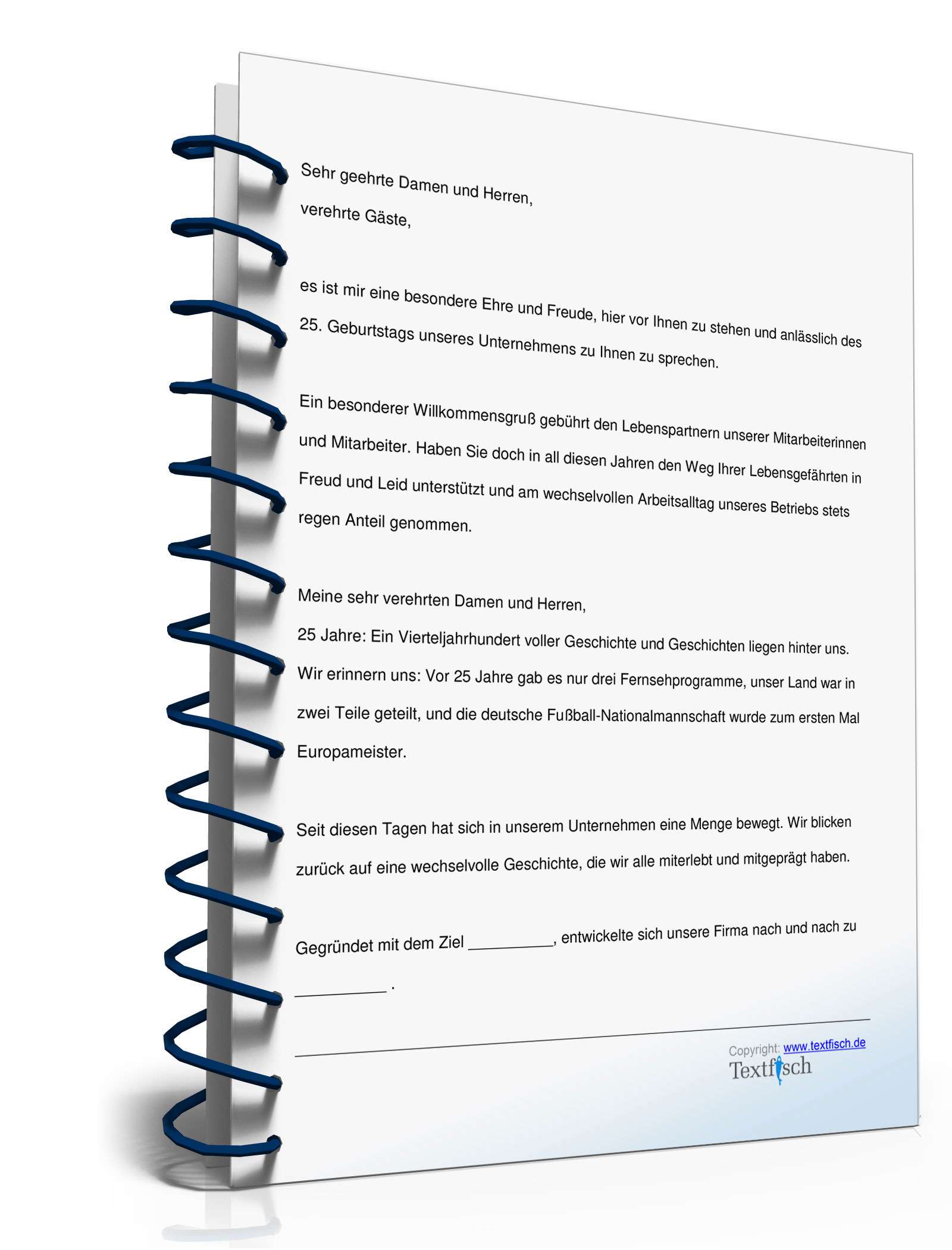 Jubiläumsrede Firmenjubiläum  PDF. Seite: 2