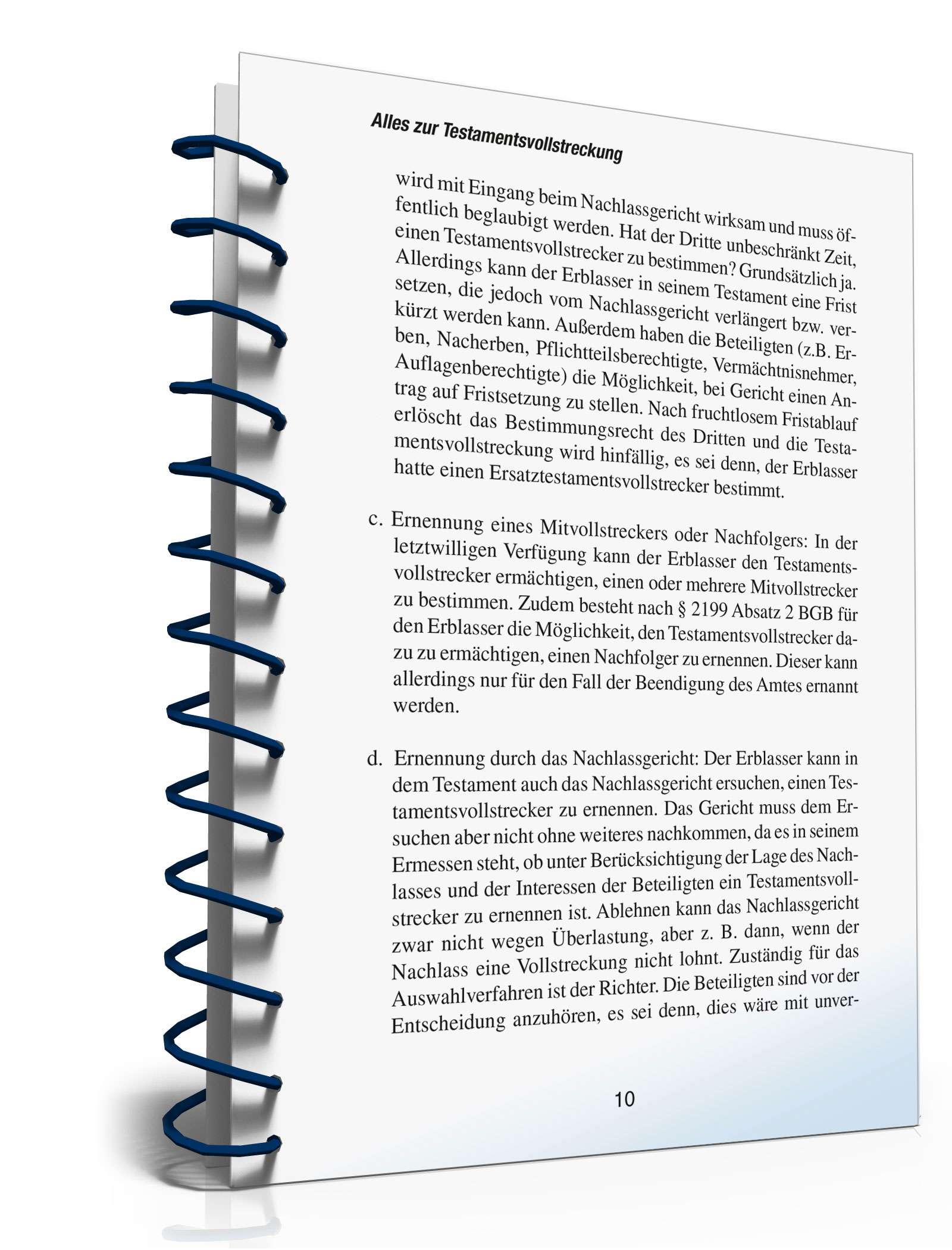 Ratgeber Testamentsvollstreckung PDF. Seite: 9