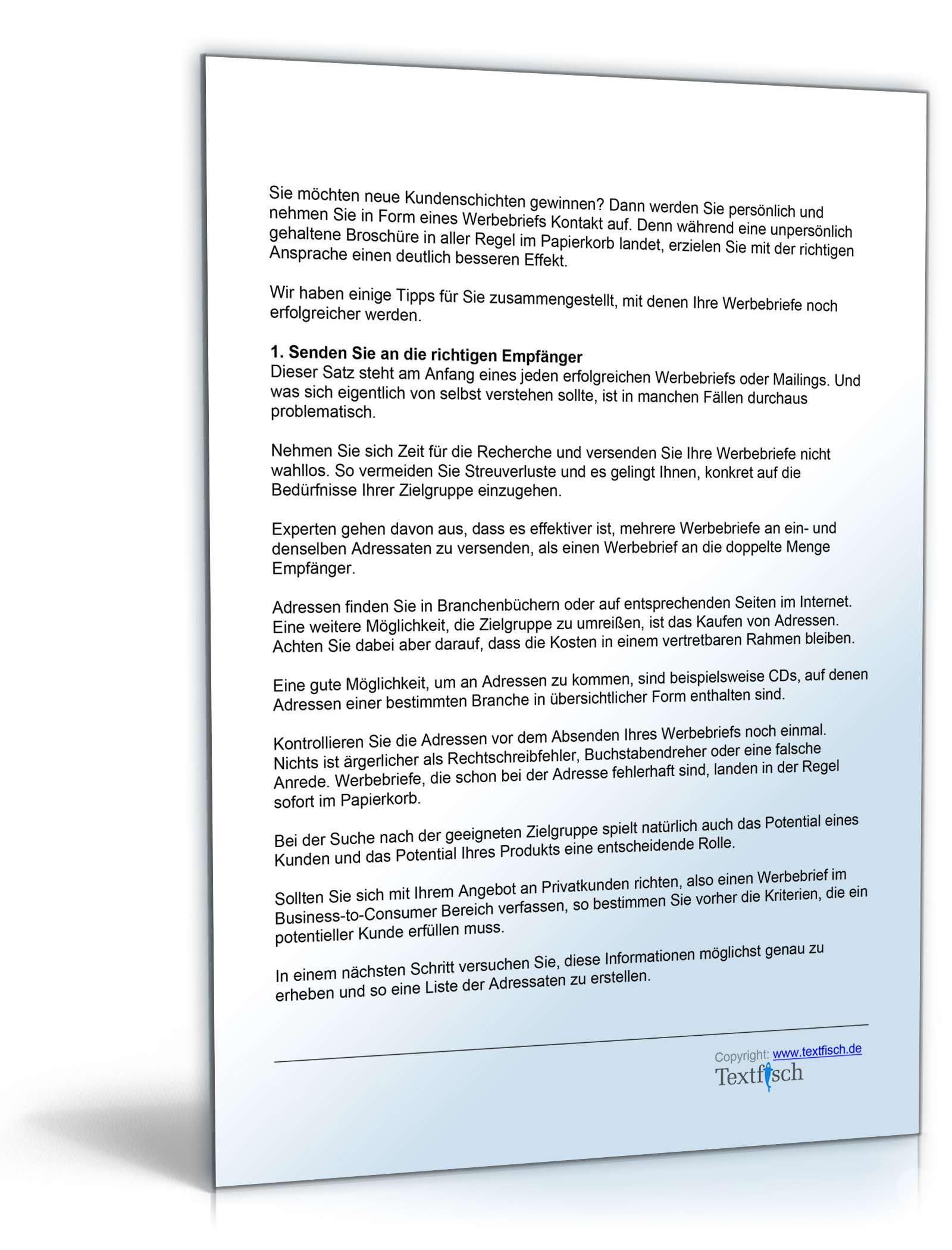 Follow-Up Schreiben nach Angebot Word. Seite: 3