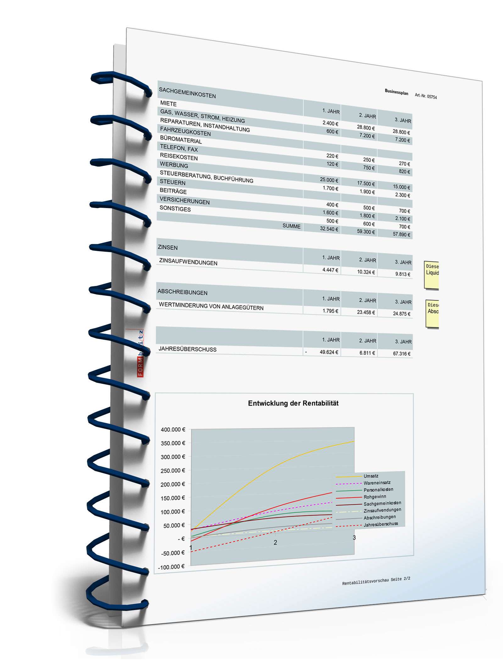 Businessplan Restaurant Excel. Seite: 22