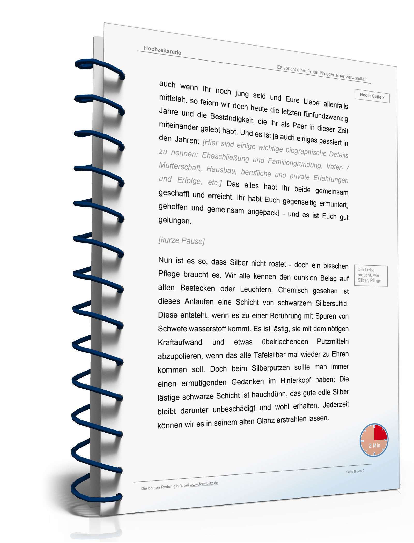 Rede Silberne Hochzeit Word. Seite: 6