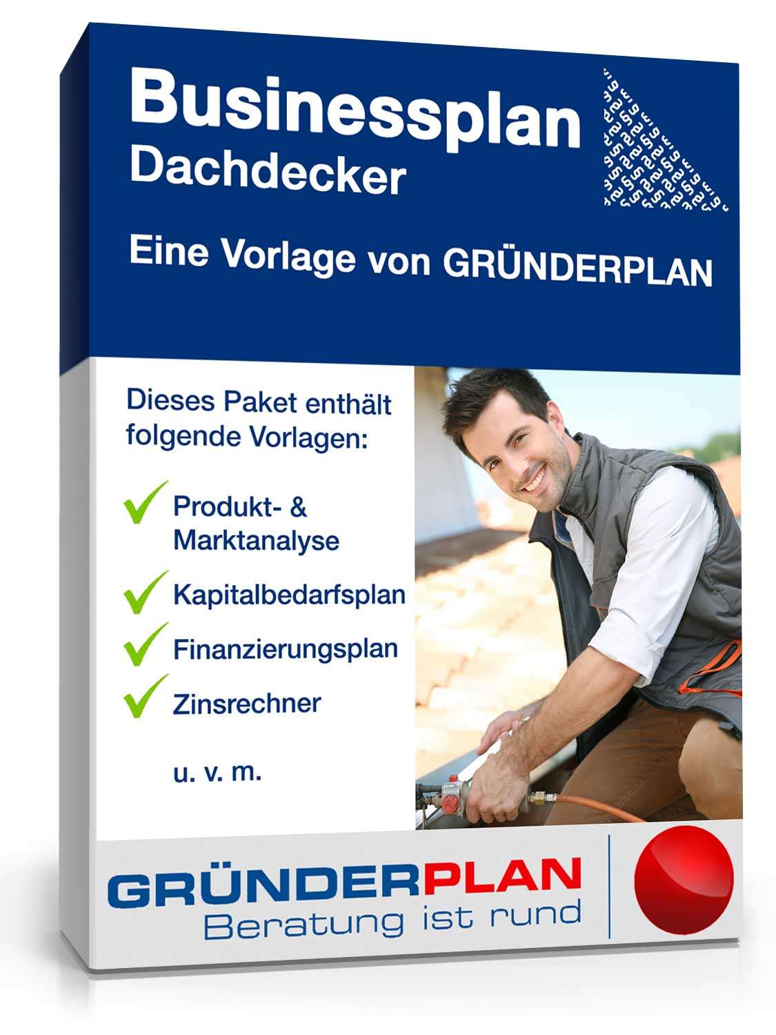 Businessplan Dachdecker von Gründerplan Excel
