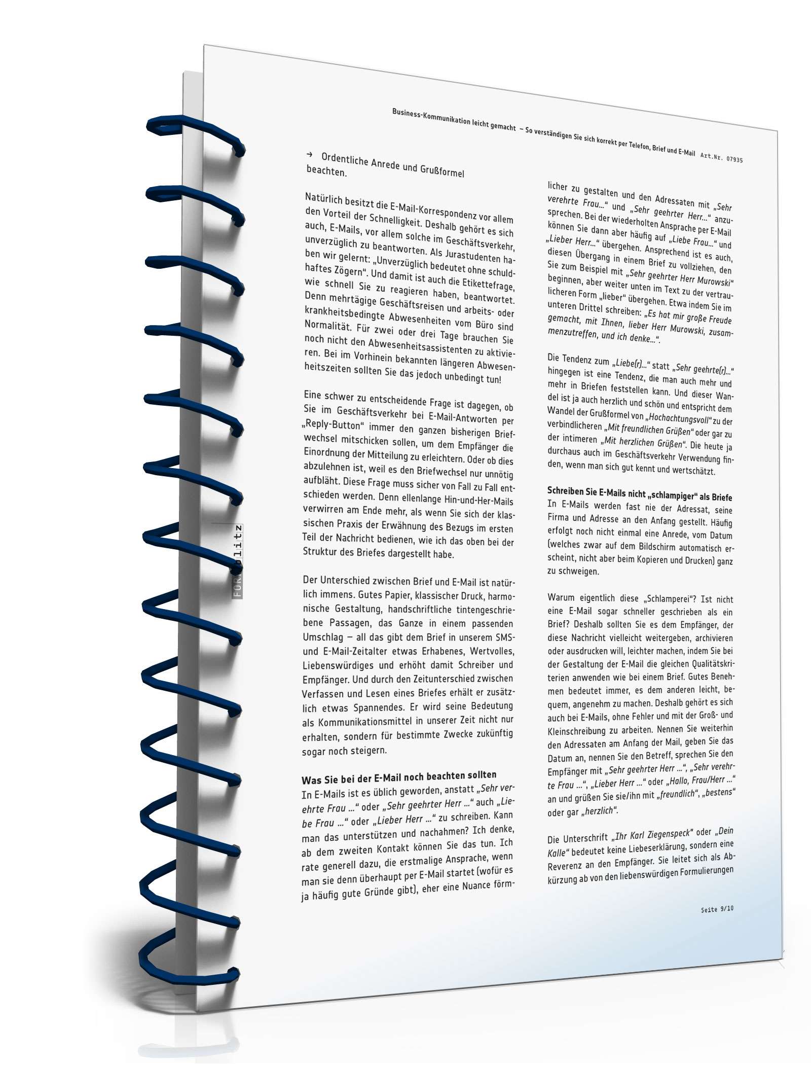 Ratgeber Business-Kommunikation PDF. Seite: 10