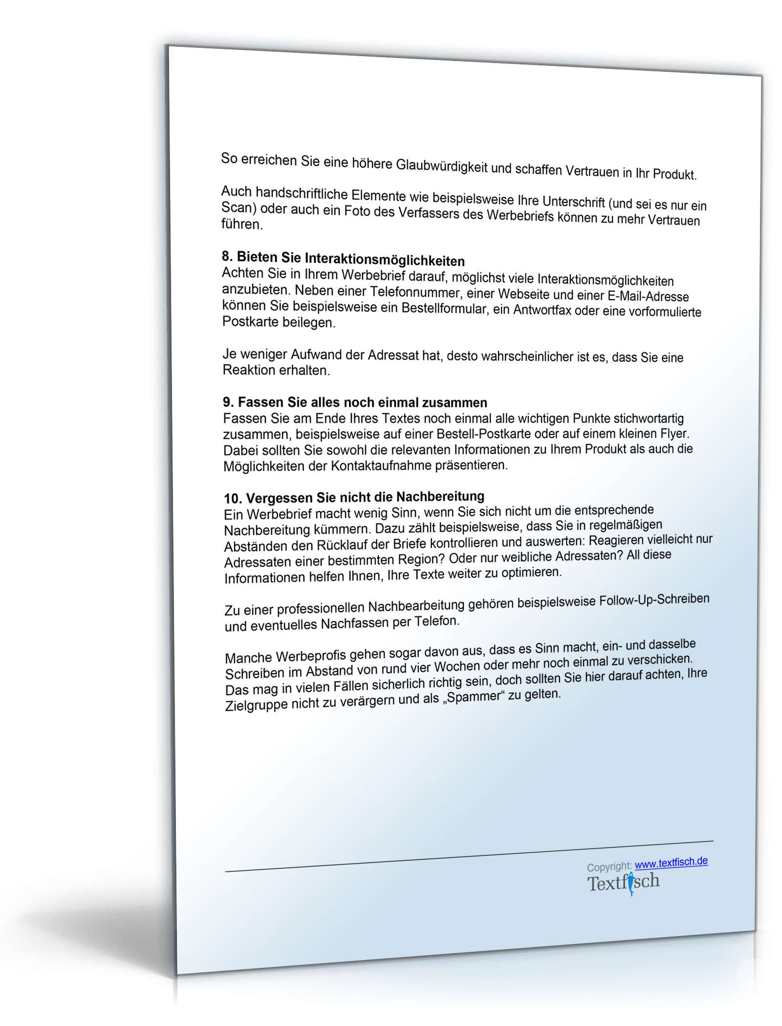 Follow-Up Schreiben nach Angebot Word. Seite: 7