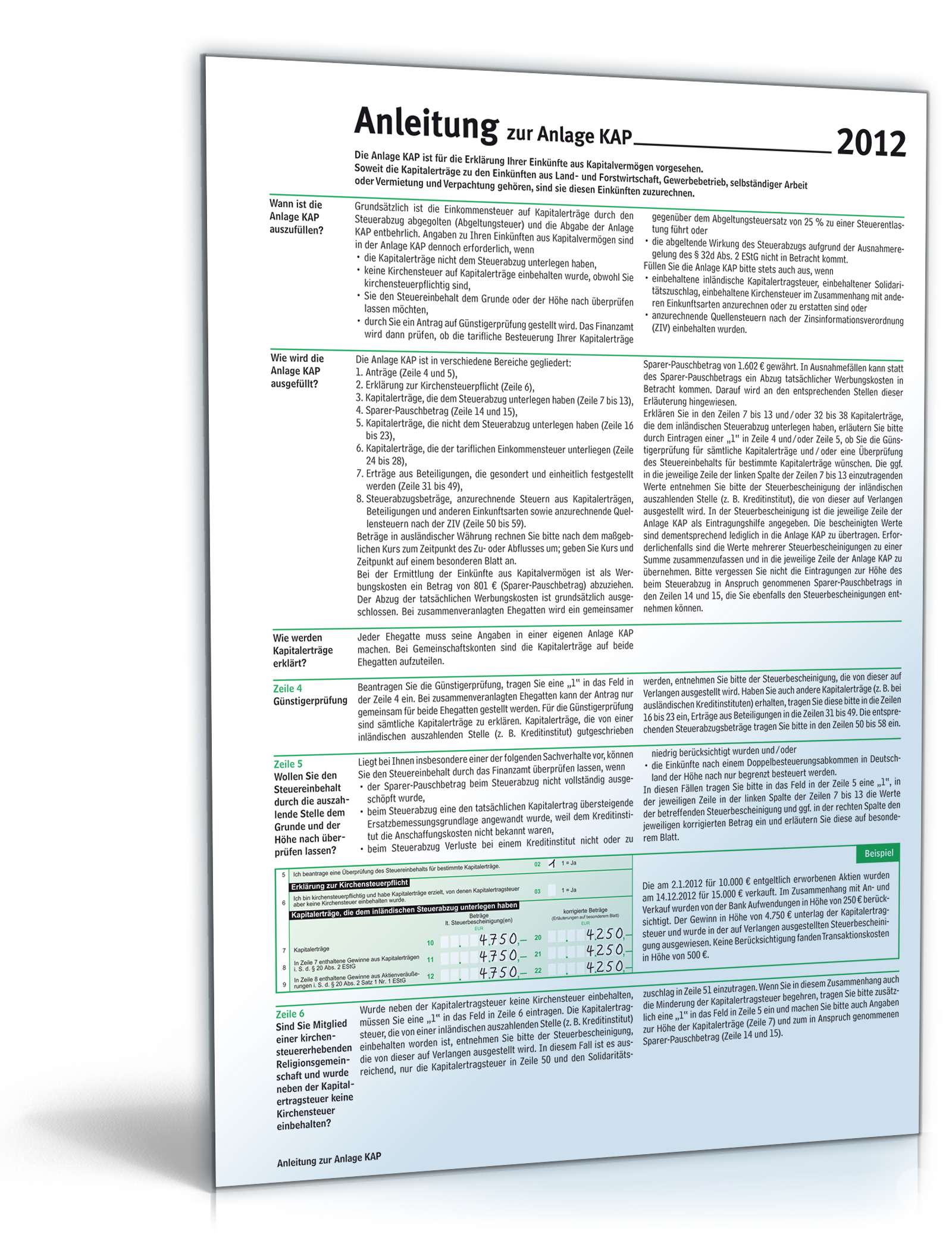 Anlage KAP 2012 PDF. Seite: 3