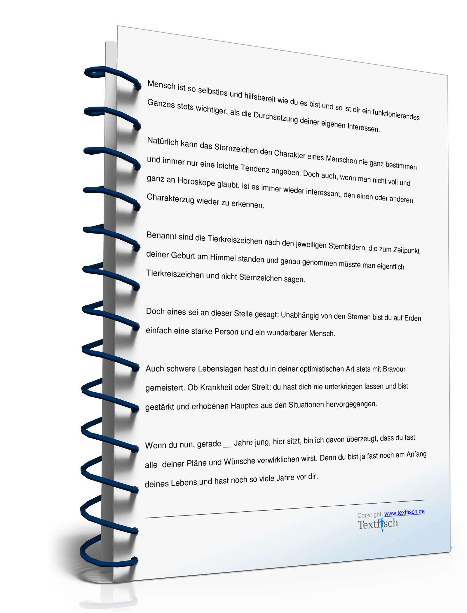 Geburtstagsrede Mann Sternzeichen Fische PDF. Seite: 3