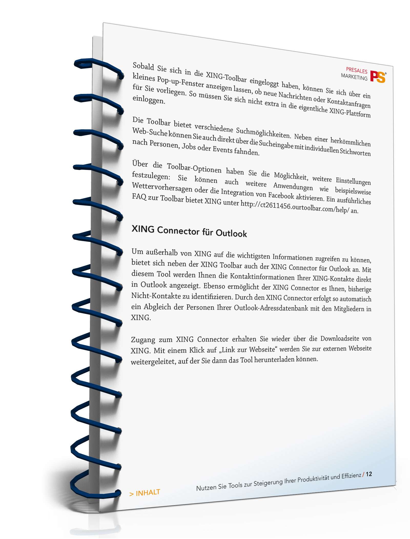 Ratgeber XING Tools/Methoden PDF. Seite: 12