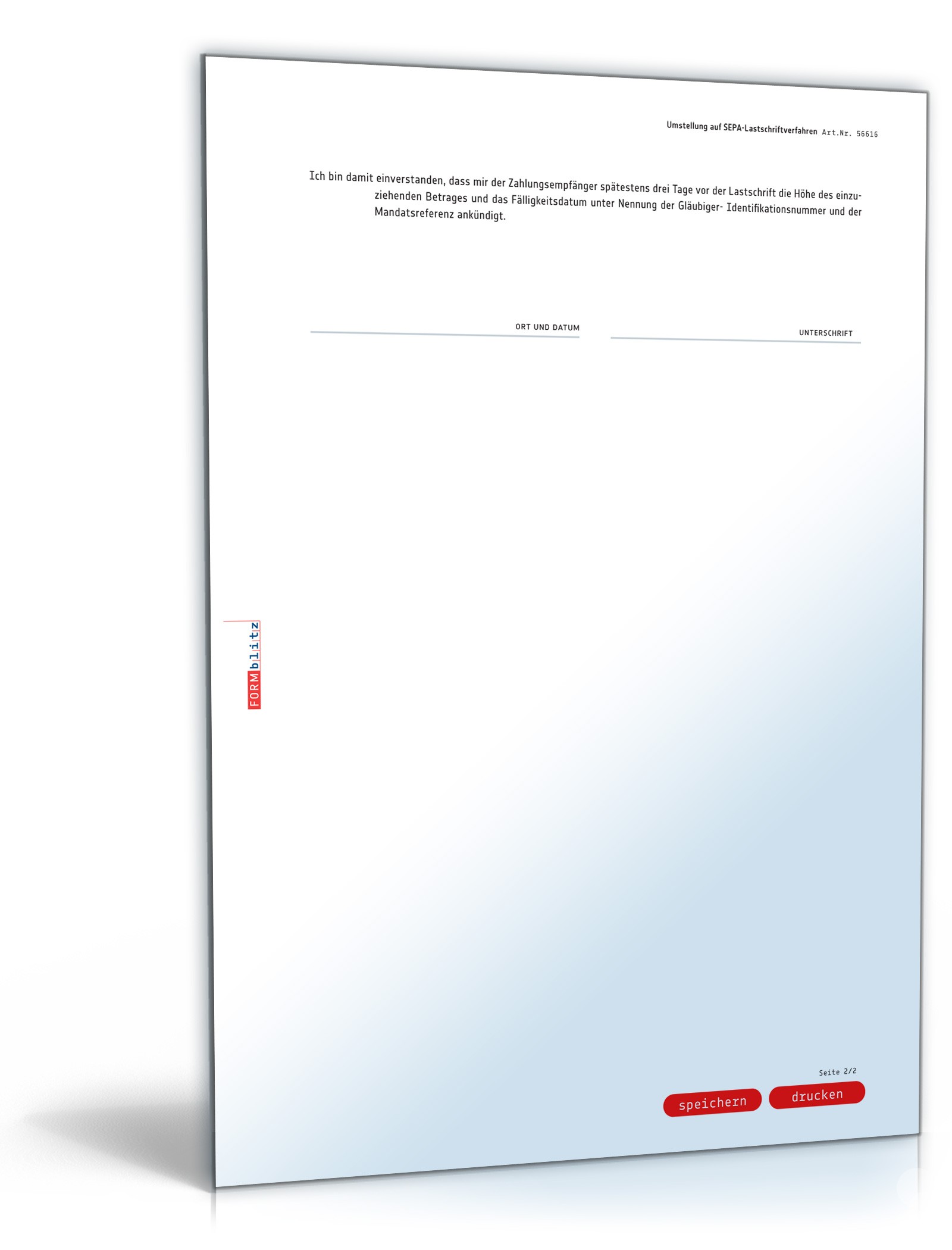 Umstellung auf SEPA-Lastschriftverfahren PDF. Seite: 2