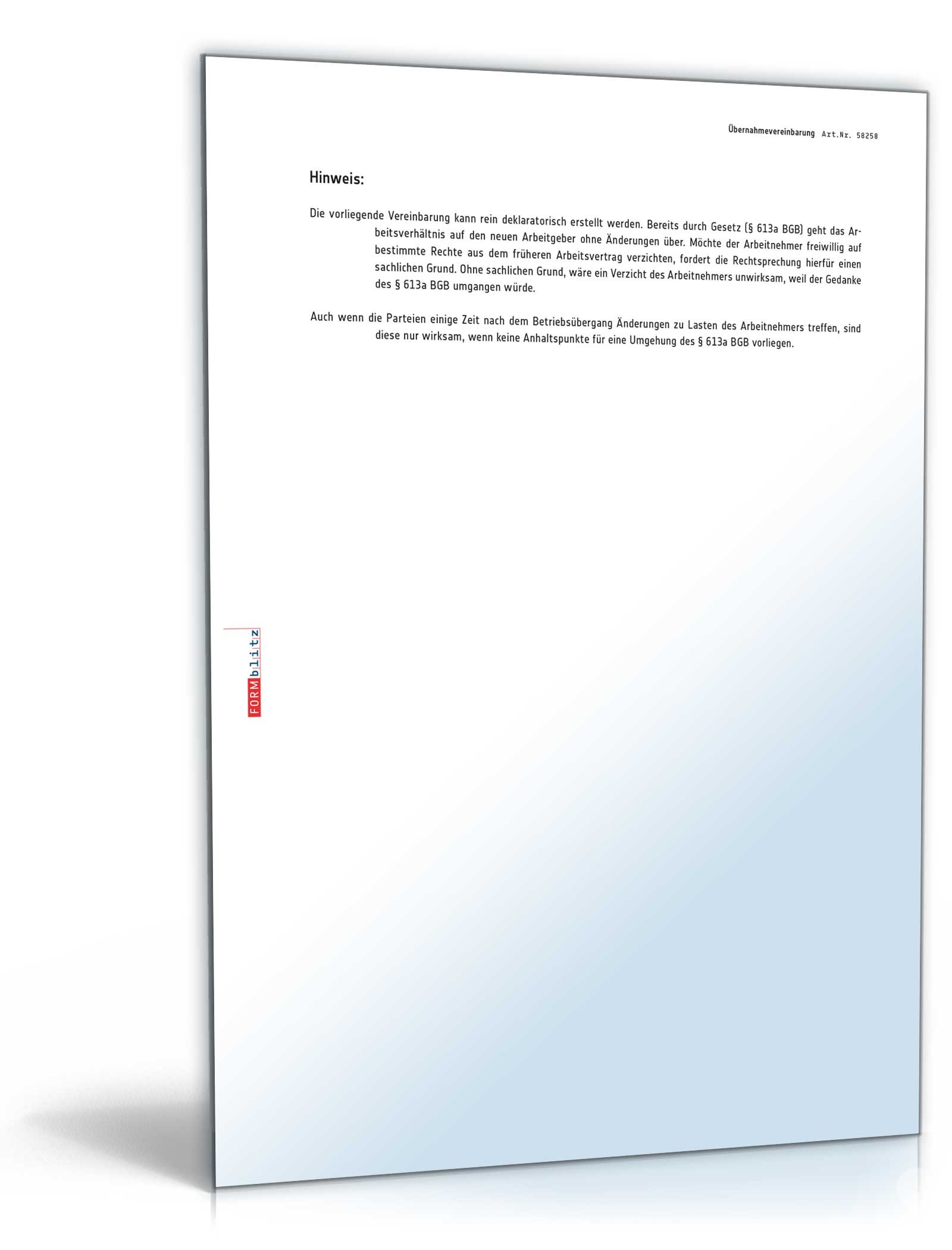 Übernahmevereinbarung bei Praxiswechsel PDF. Seite: 3