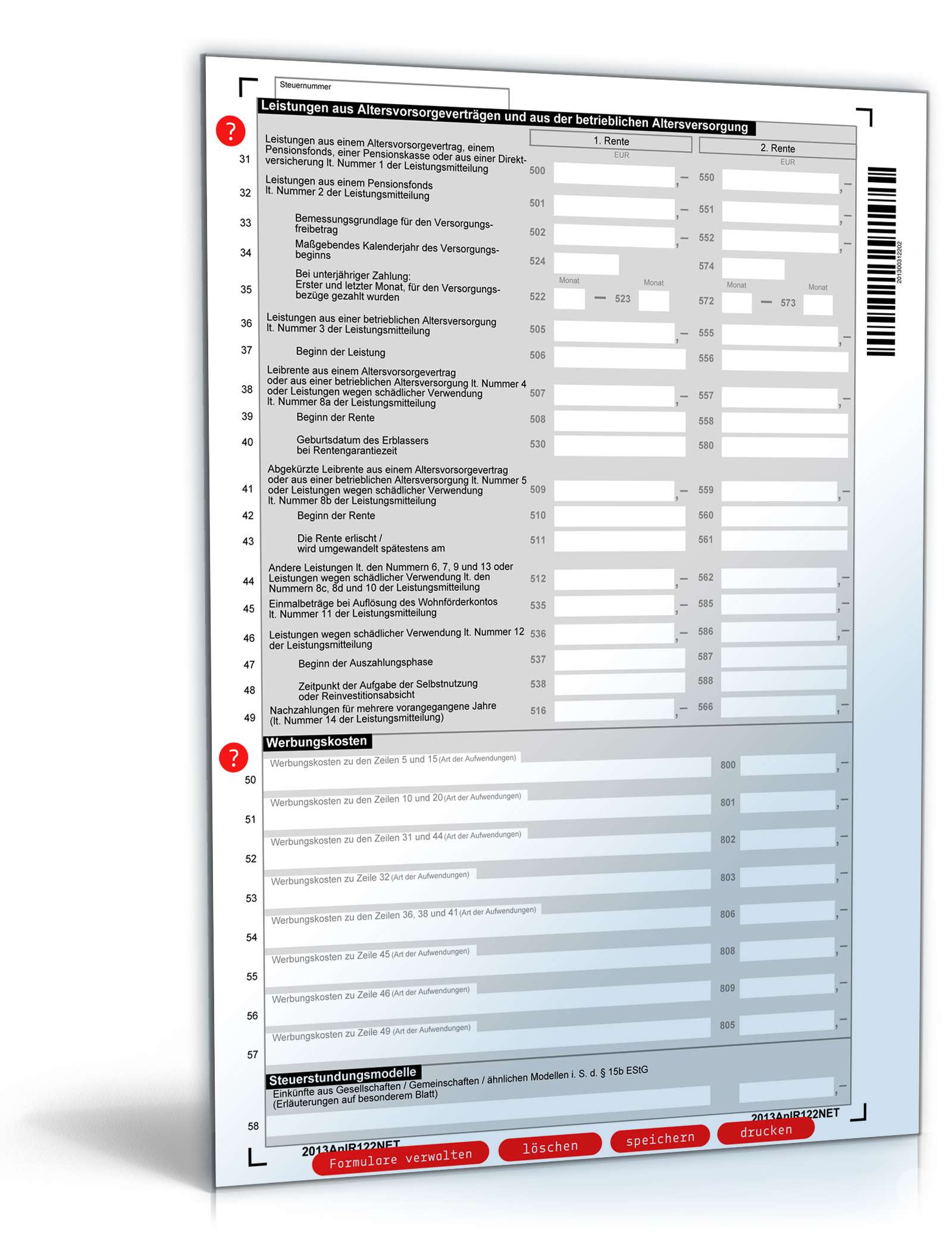 Anlage R 2013 PDF. Seite: 2