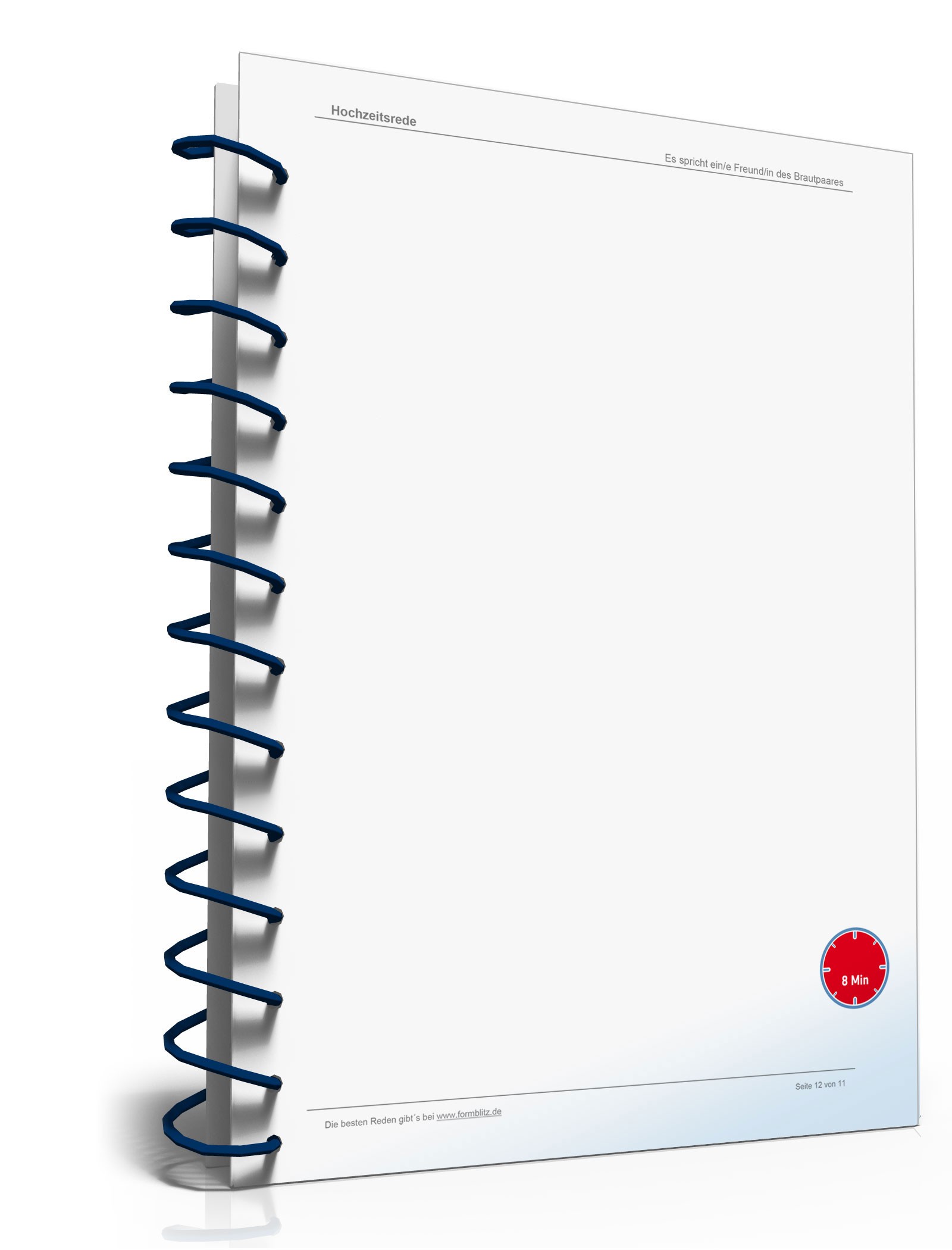 Hochzeitsrede Trauzeuge/Trauzeugin Excel. Seite: 12