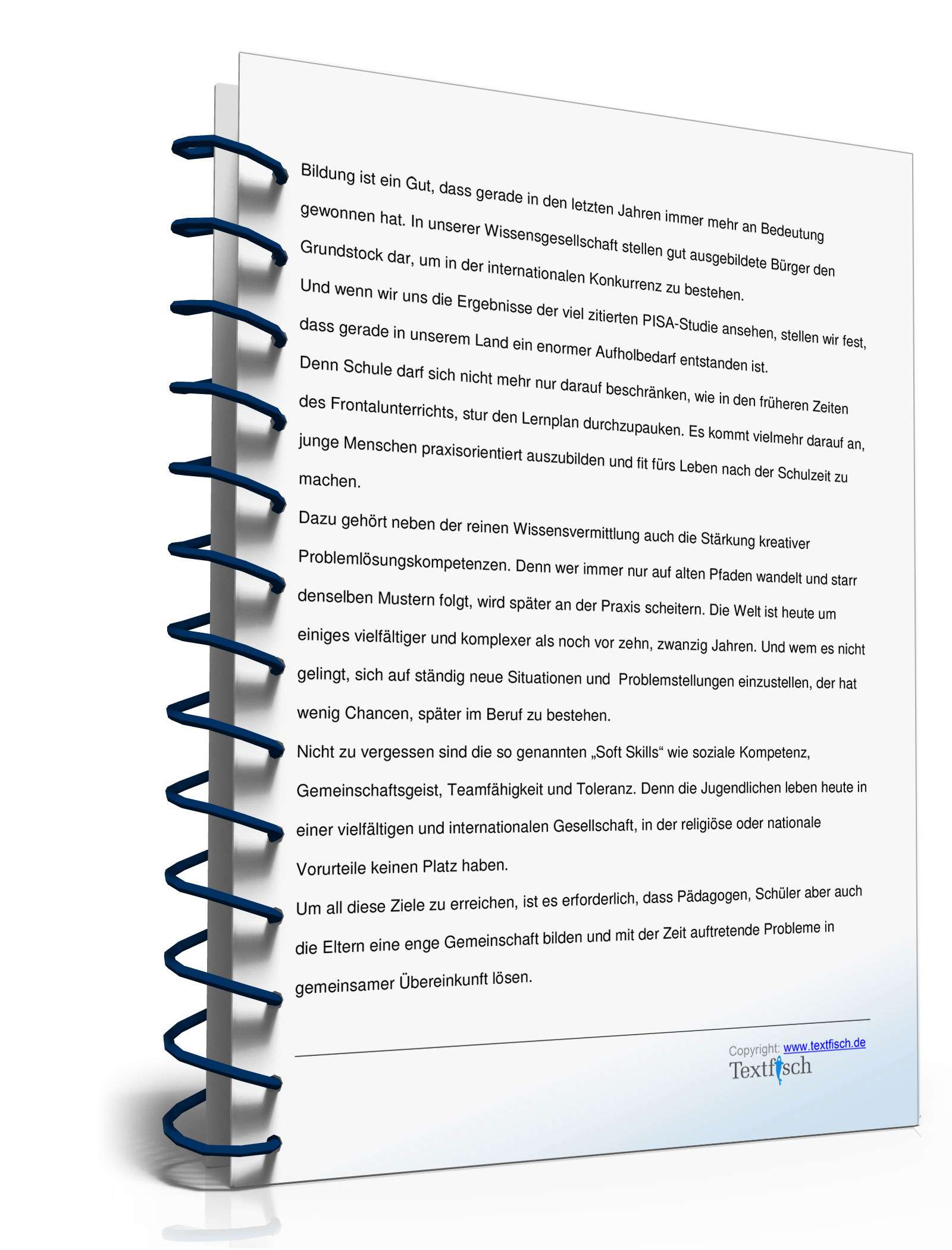 Eröffnungsrede zur Eröffnung einer Schule  PDF. Seite: 3