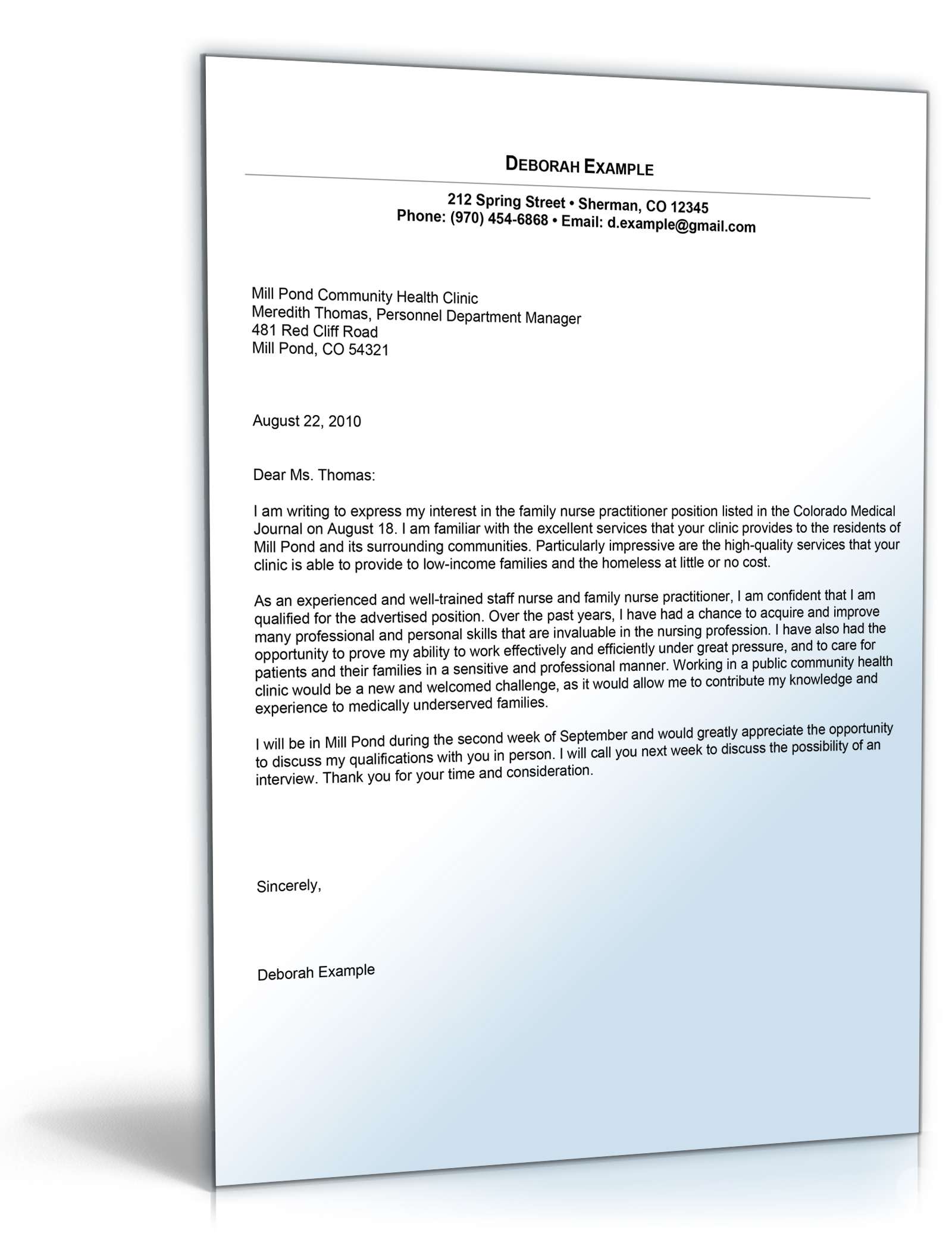 Anschreiben Bewerbung Pflegepersonal Englisch Word