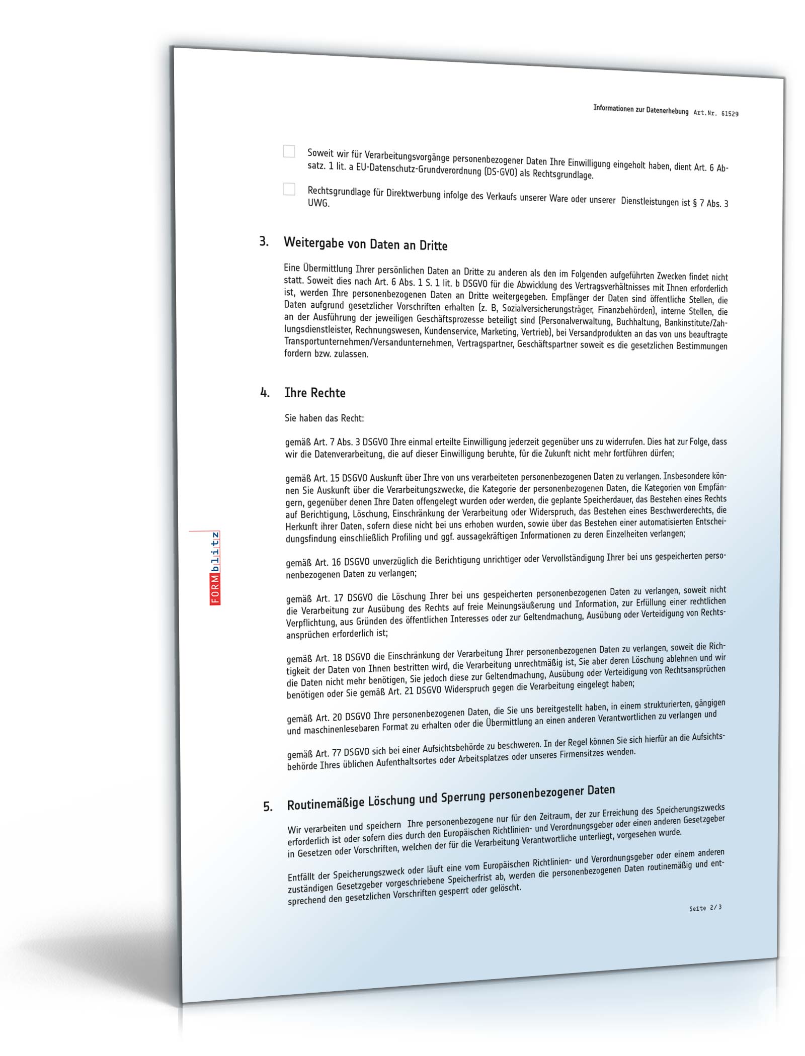 Datenschutzerklärung allgemein gemäß DSGVO PDF. Seite: 2