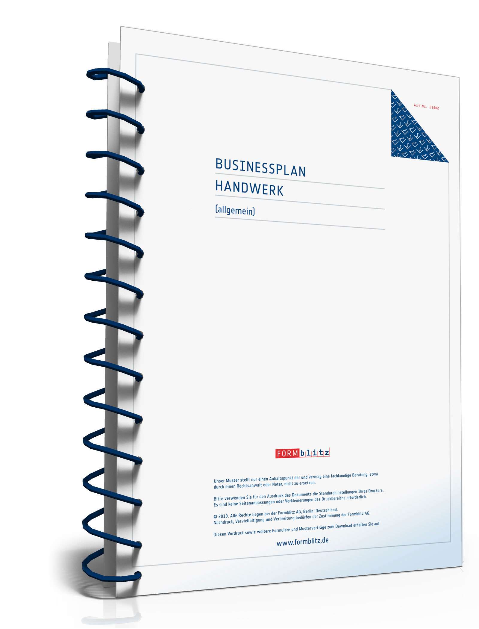 Businessplan Handwerk Excel. Seite: 2