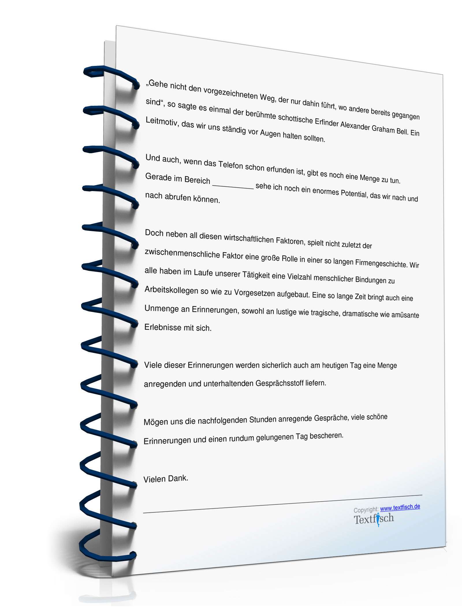 Jubiläumsrede Firmenjubiläum  PDF. Seite: 4