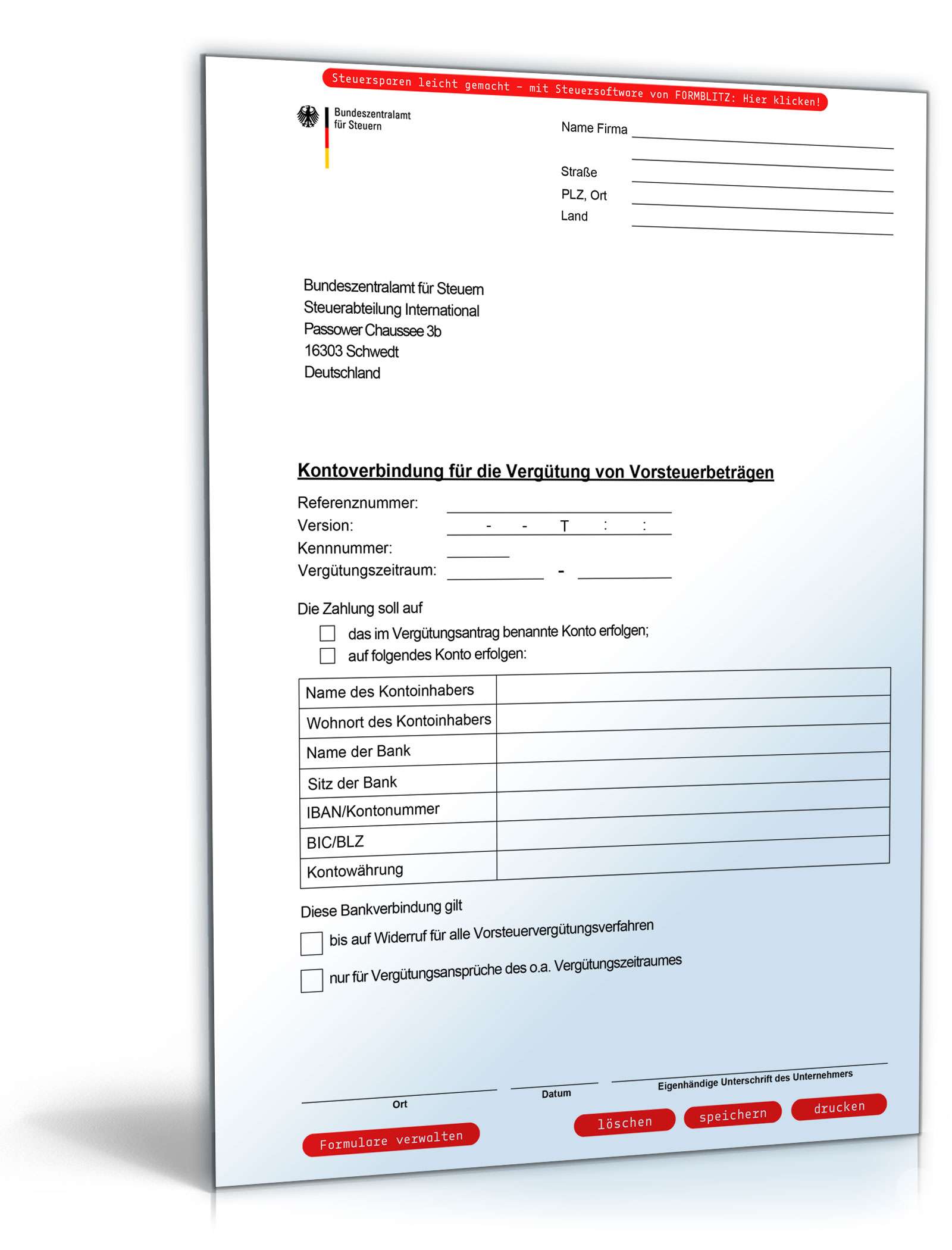 Geldempfangsvollmacht PDF