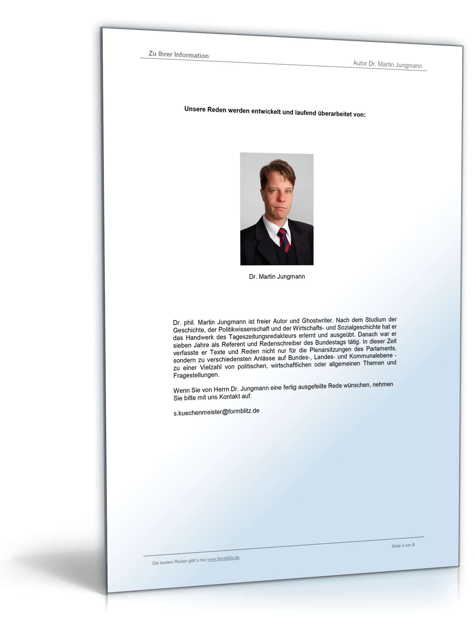 Musterrede zum 50. Geburtstag  Excel. Seite: 2