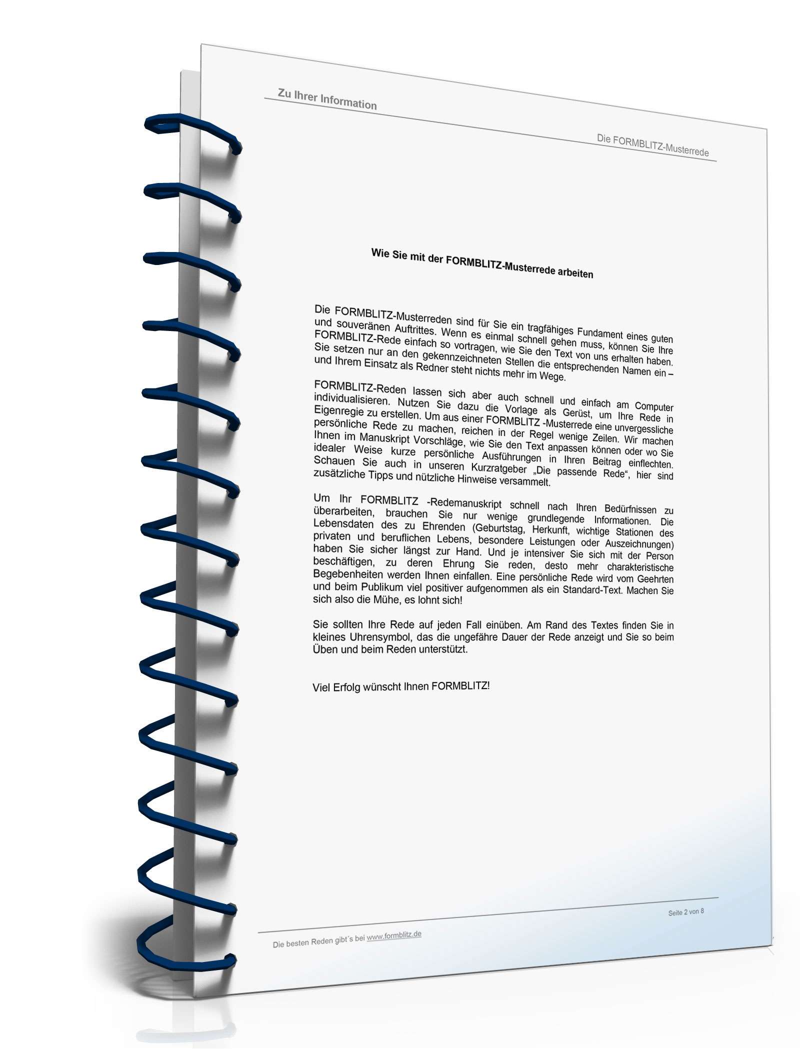 Rede zum Junggesellenabschied  Word. Seite: 2