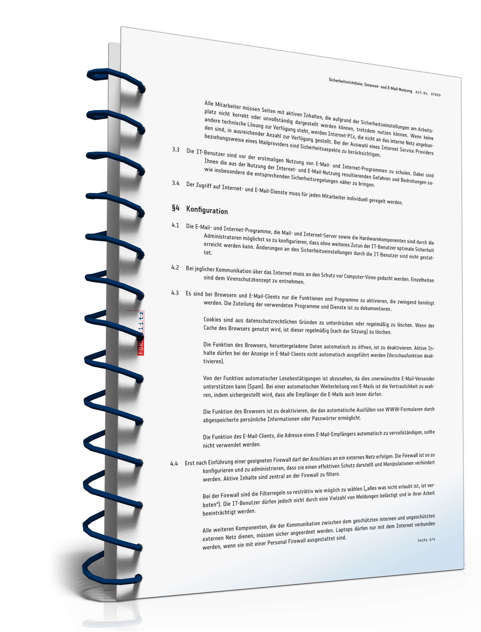 Sicherheitsrichtlinie Internet- und E-Mail-Nutzung PDF. Seite: 3