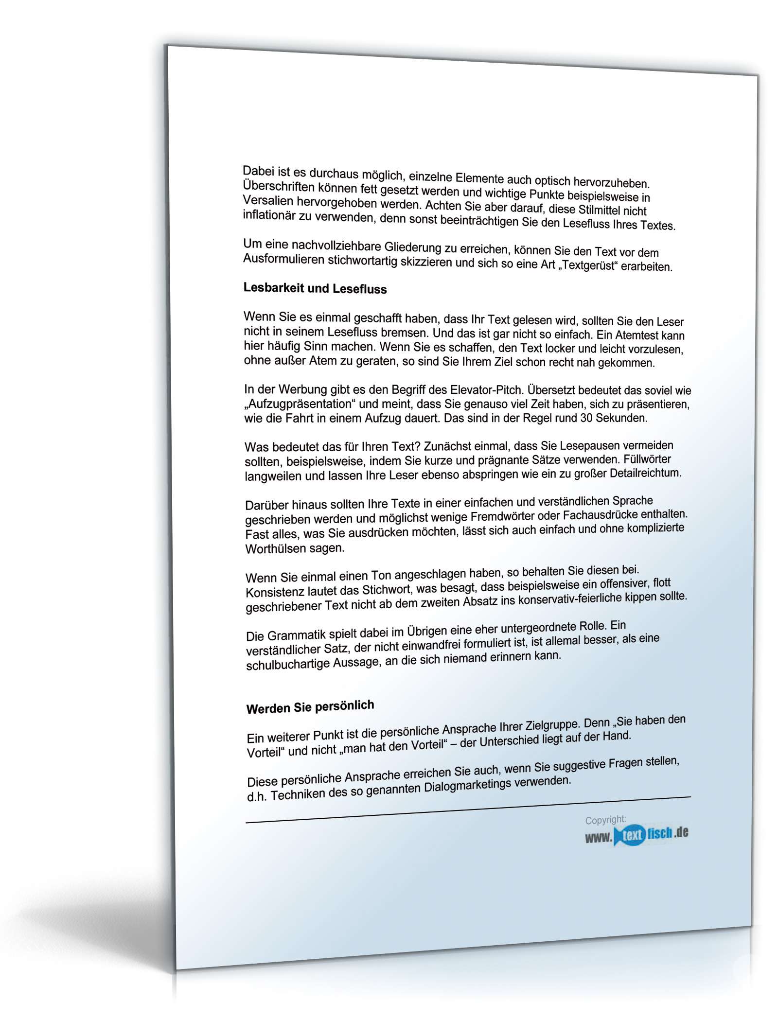 Werbetext Installationsbetrieb PDF. Seite: 3