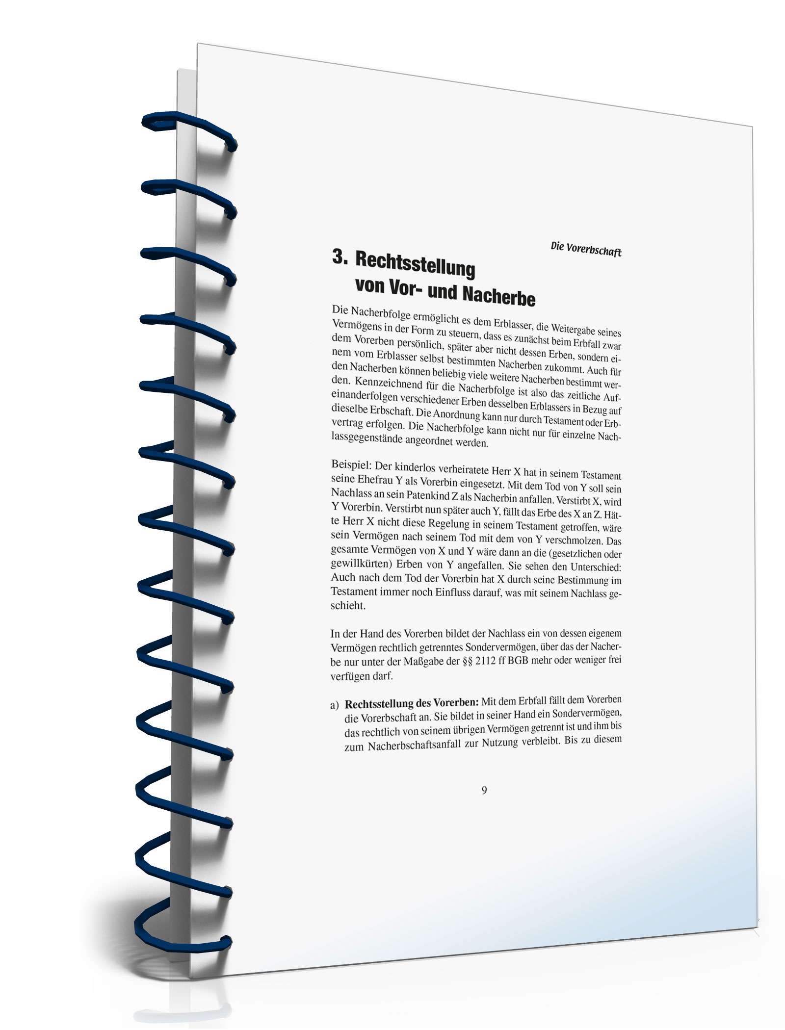 Ratgeber Vorerbschaft PDF. Seite: 9