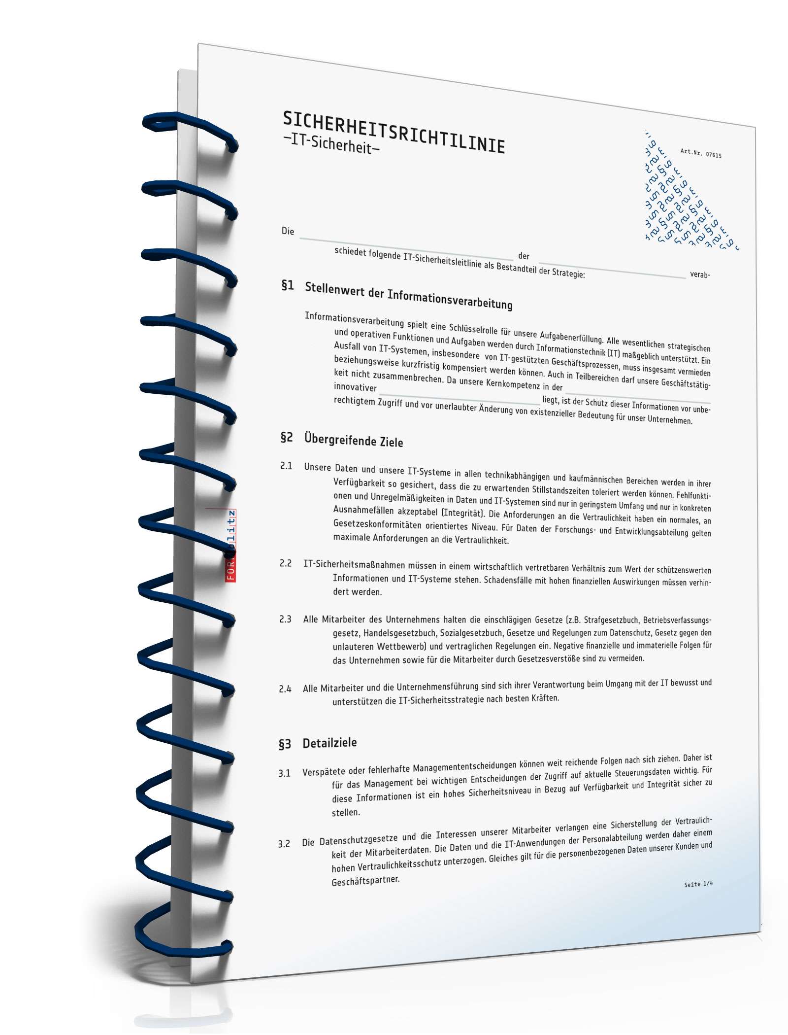 IT-Sicherheitsleitlinie PDF. Seite: 2