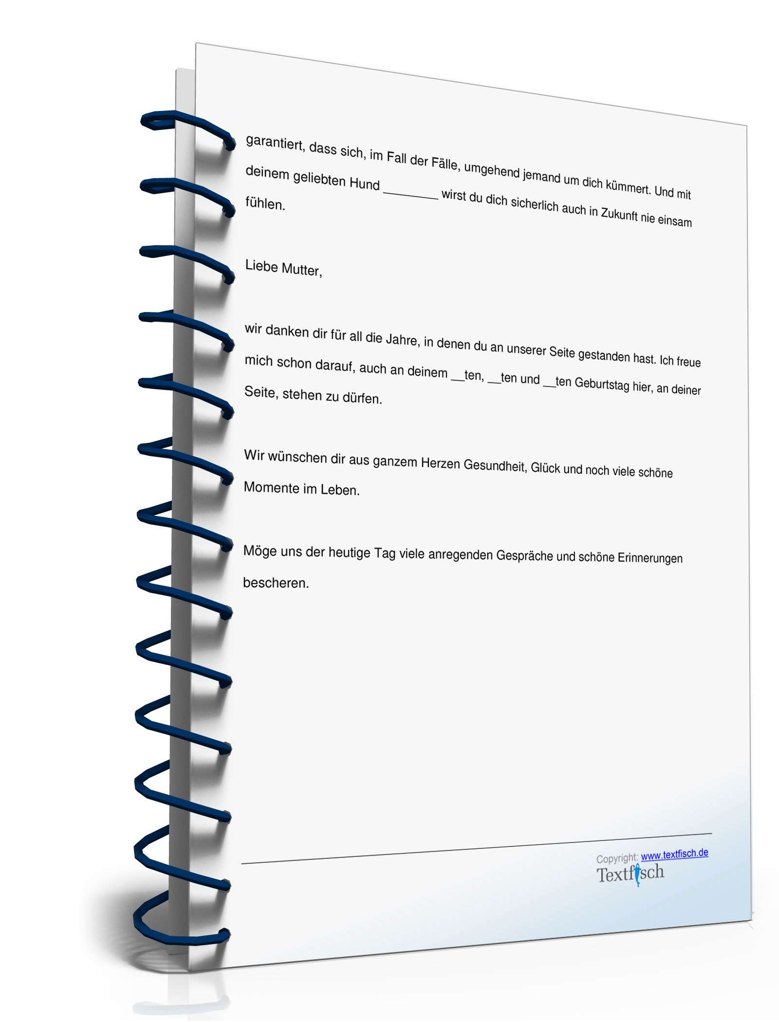 Geburtstagsrede für die Mutter PDF. Seite: 4