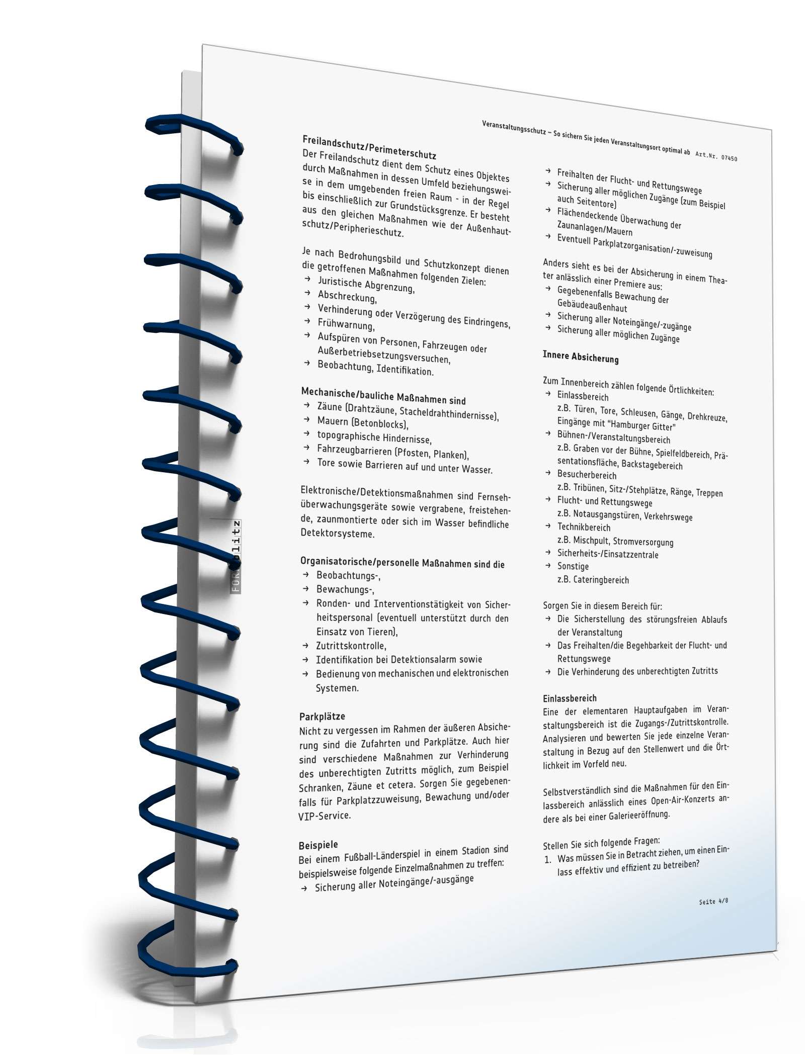 Ratgeber Veranstaltungsschutz PDF. Seite: 5