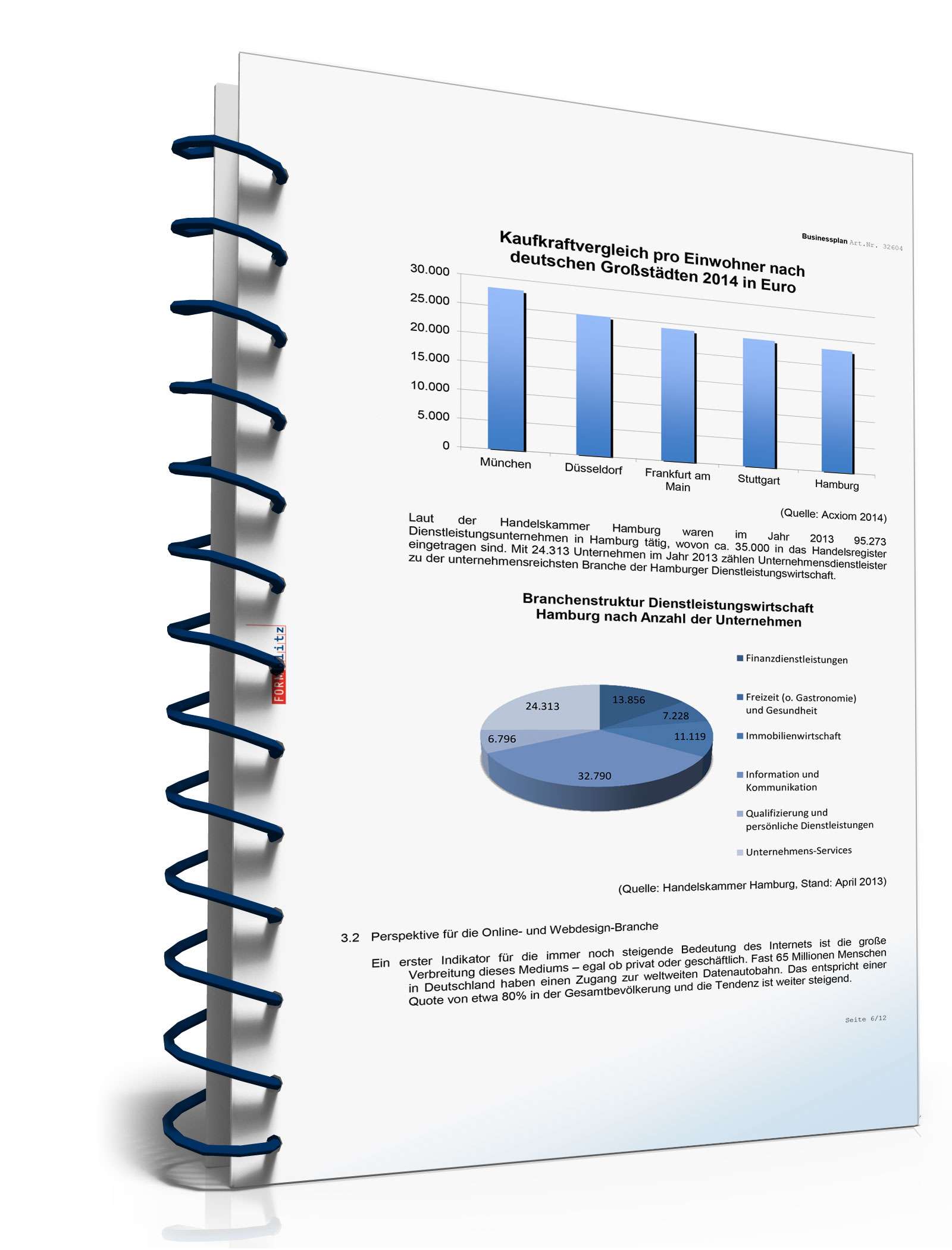 Businessplan Webdesign Excel. Seite: 6