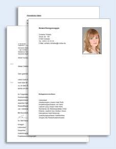 Bewerbung als Hotelfachfrau Excel