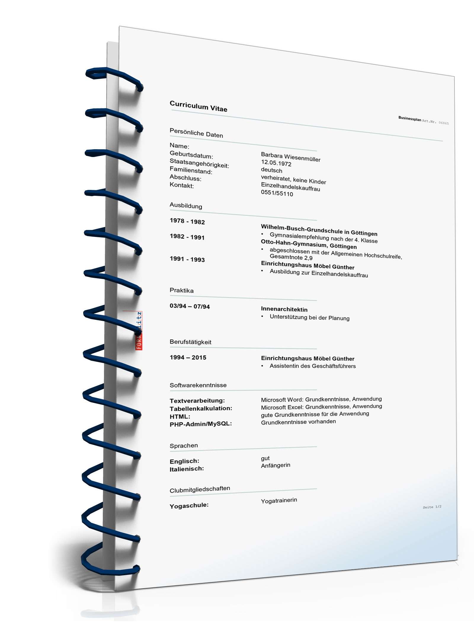 Businessplan Geschenkeladen Excel. Seite: 11
