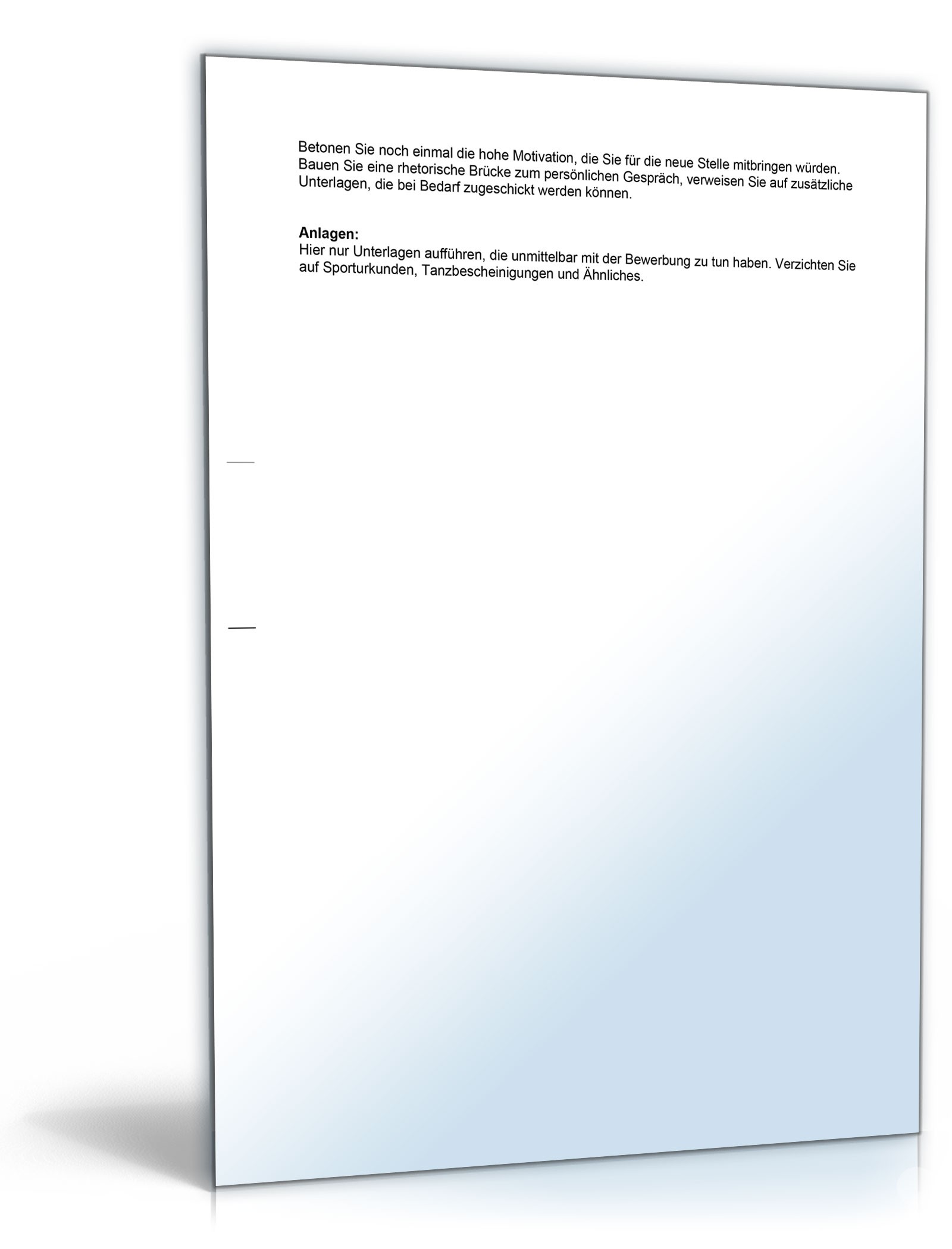 Anschreiben Bewerbung Sachbearbeiter Word. Seite: 3