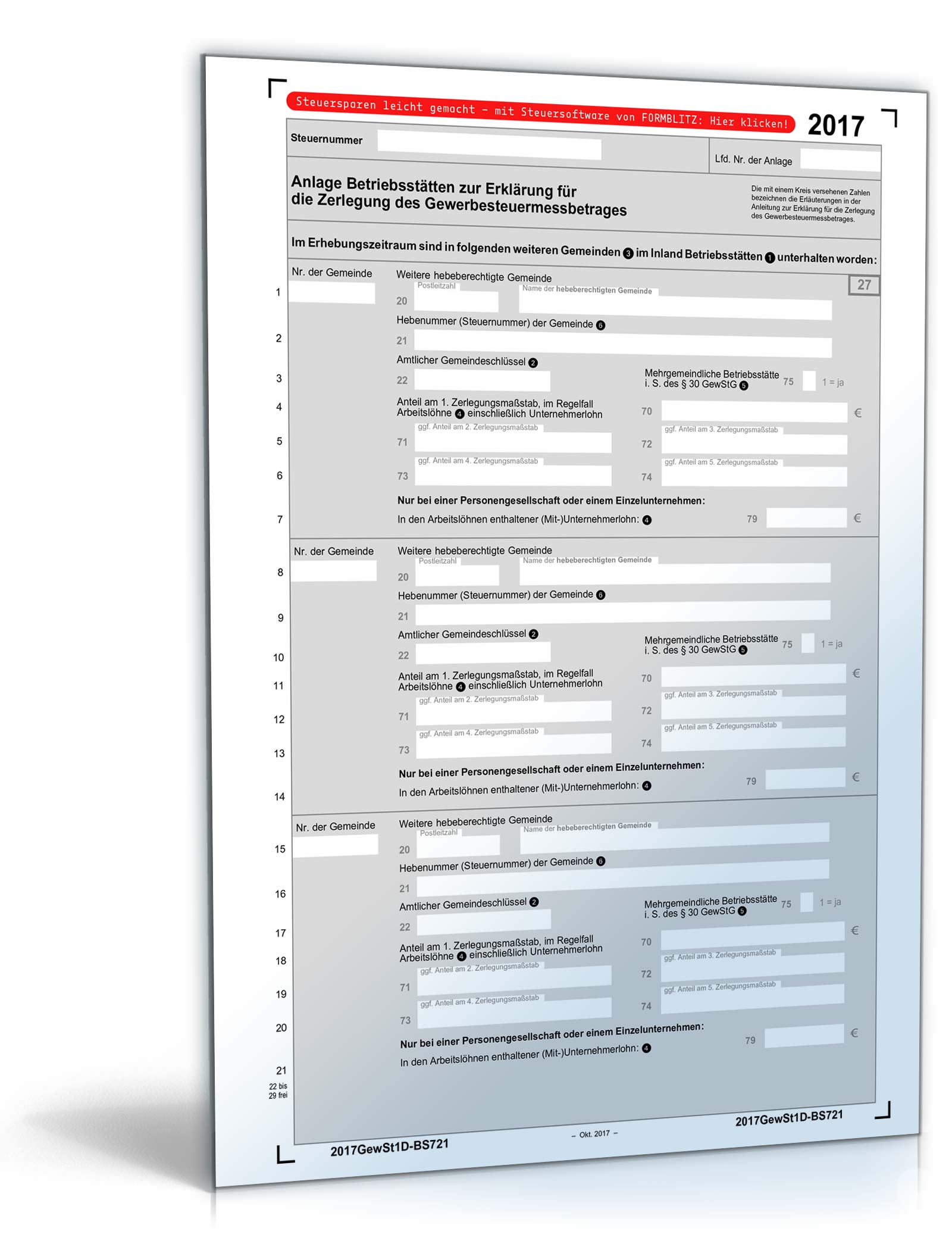 Anlage Betriebsstätten 2017 PDF