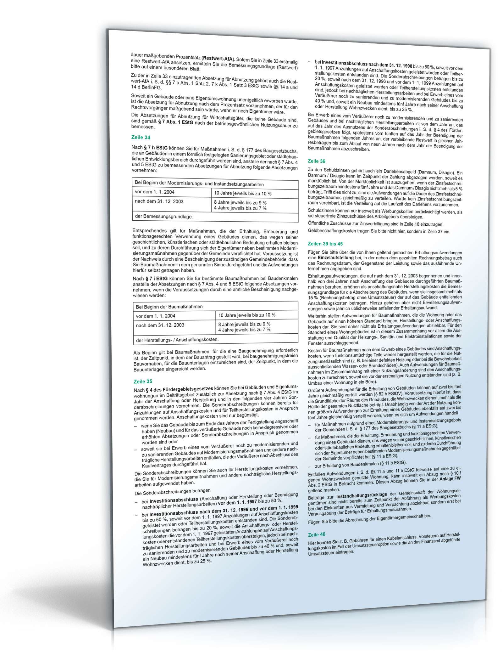 Anleitung Anlage V 2008 PDF. Seite: 2