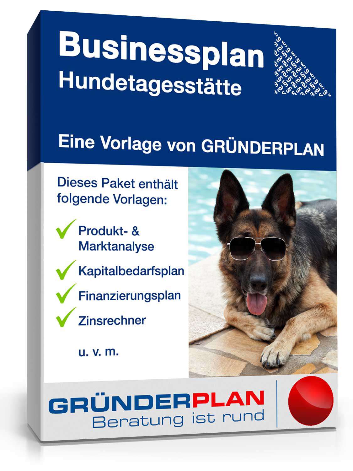 Businessplan Hundetagesstätte von Gründerplan Excel