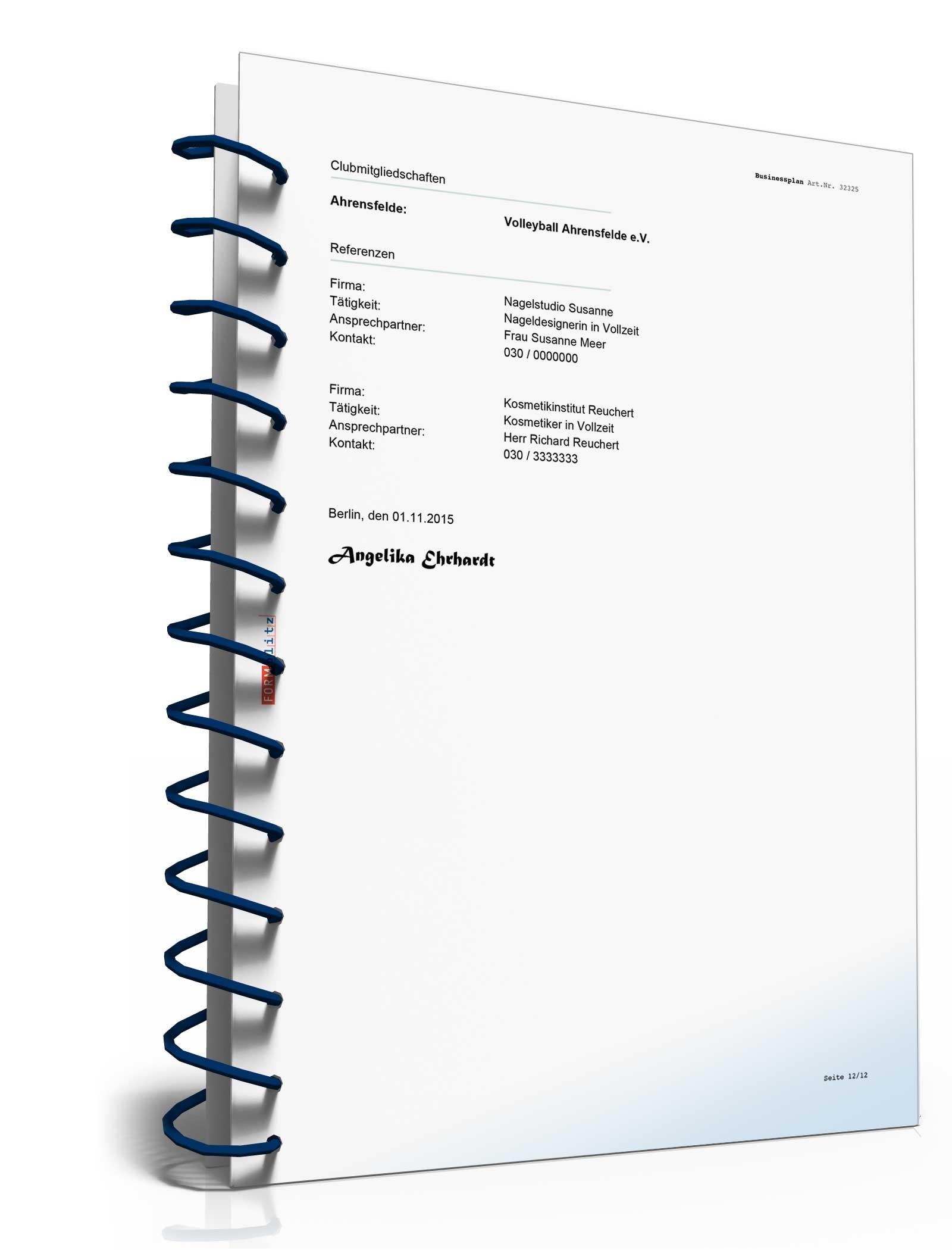 Businessplan Nagelstudio Excel. Seite: 14