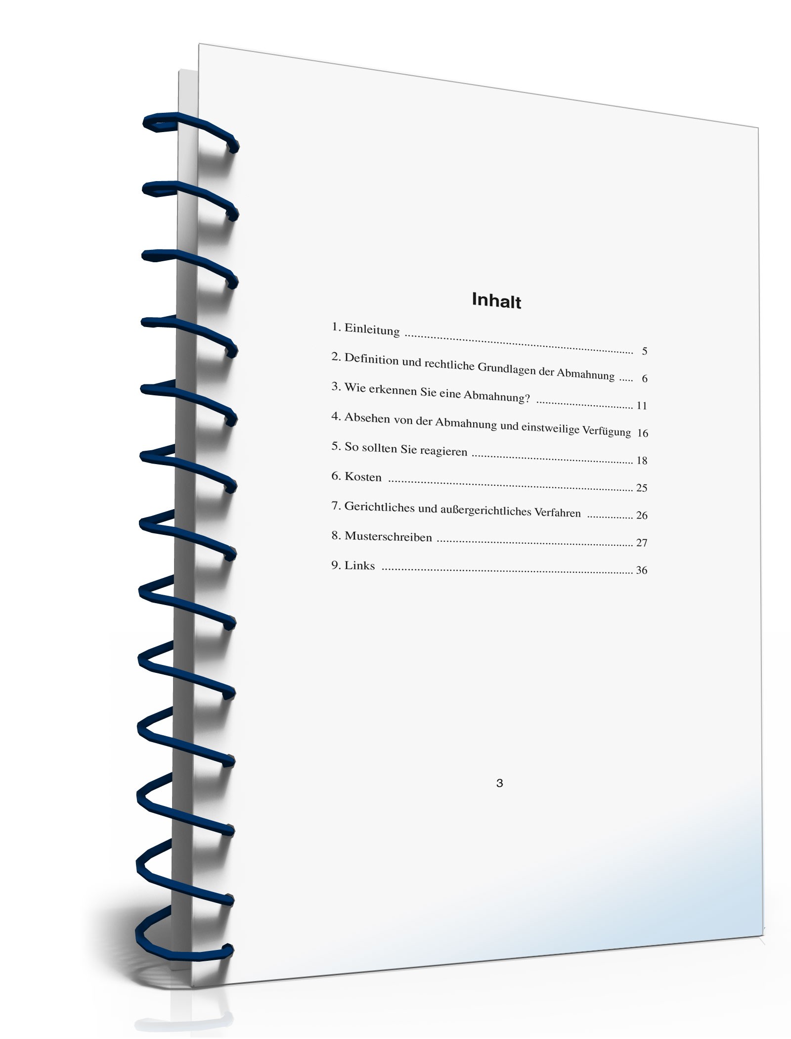 Ratgeber Reaktion Abmahnung PDF. Seite: 3