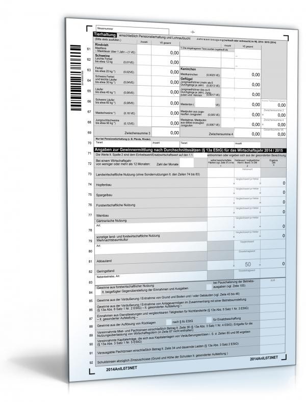Anlage L 2014 PDF. Seite: 2
