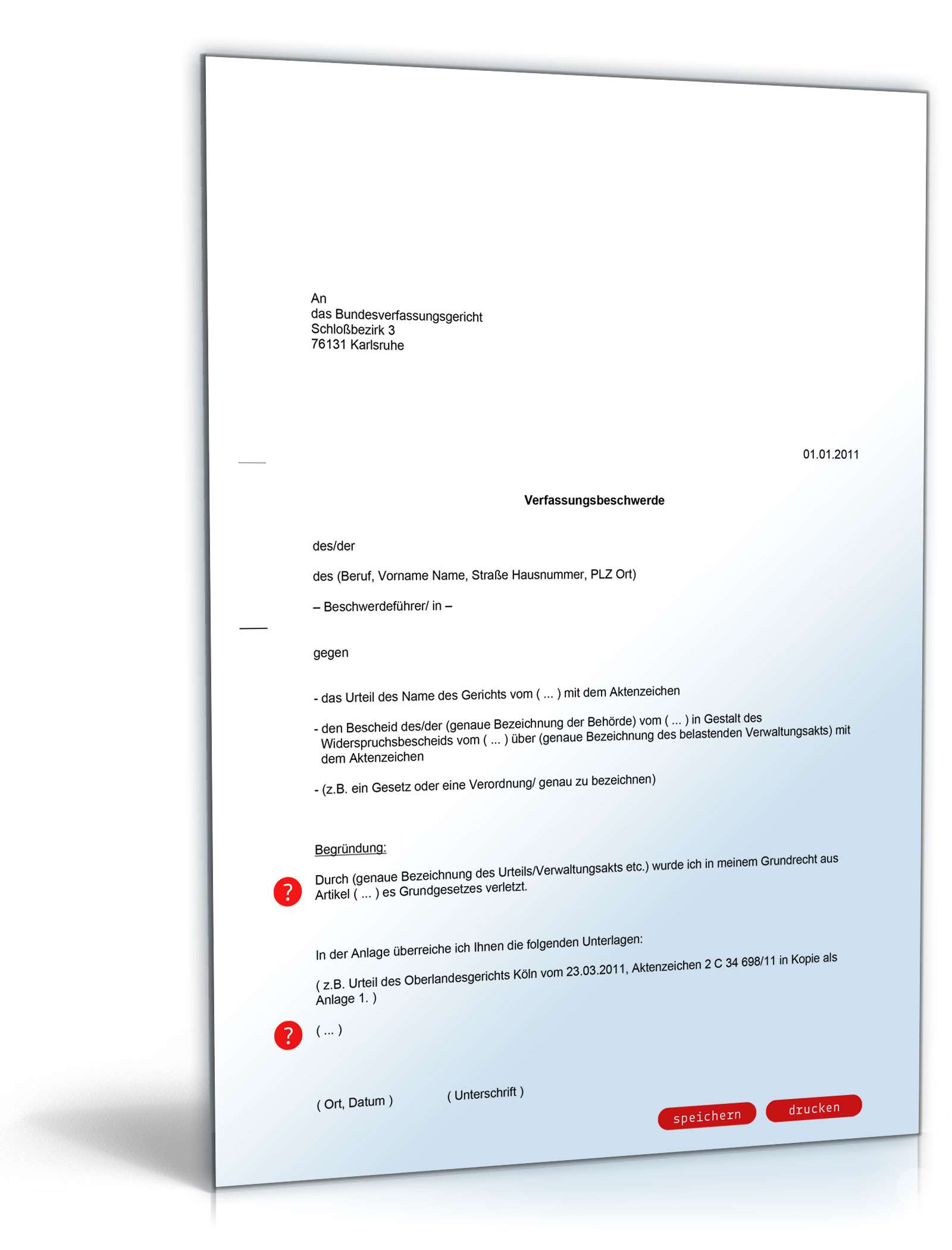 Verfassungsbeschwerde PDF