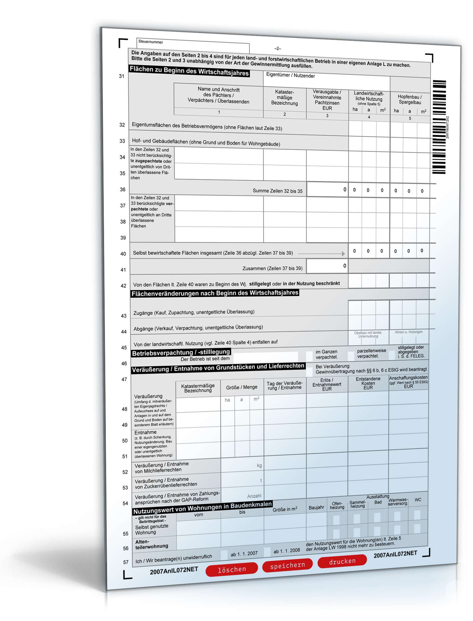 Anlage L 2007 PDF. Seite: 2