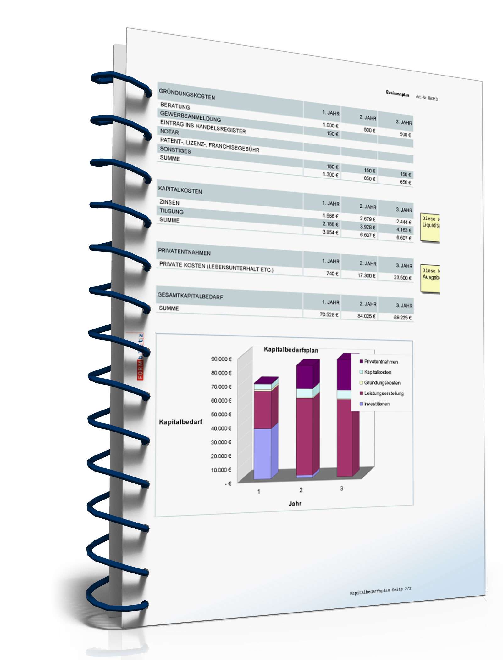 Businessplan Friseursalon Excel. Seite: 14