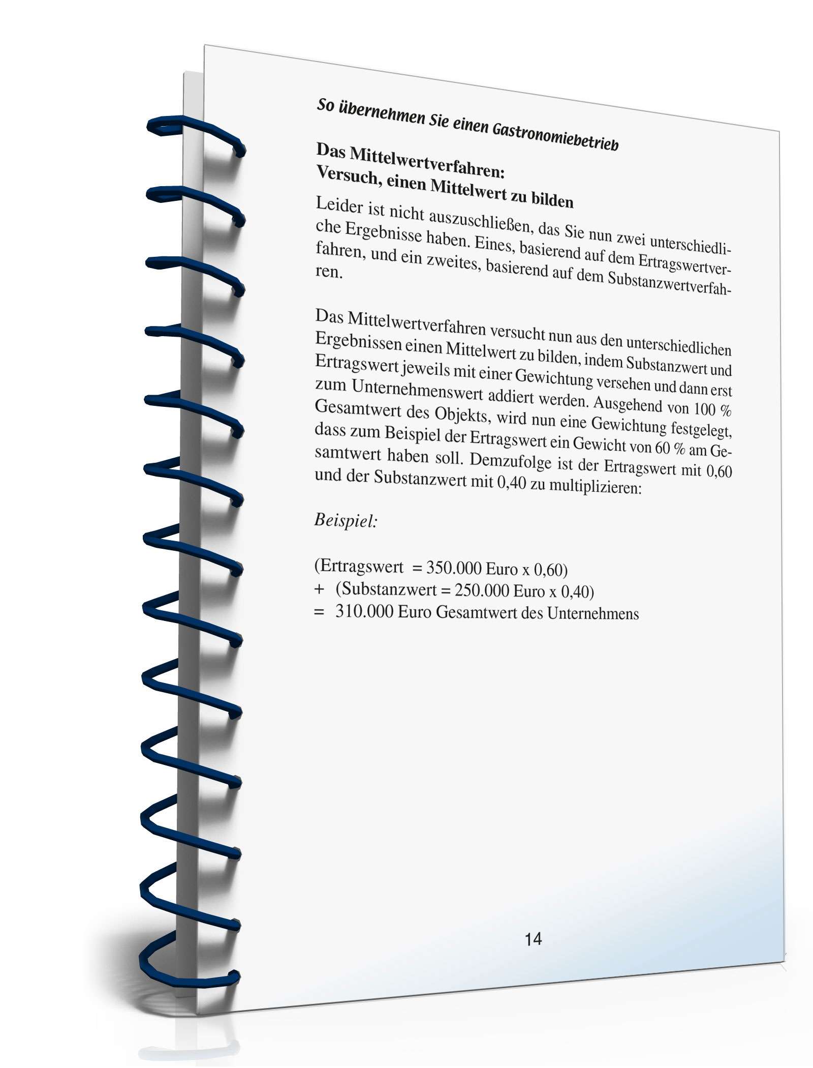 Ratgeber Übernahme Gastronomiebetrieb PDF. Seite: 14