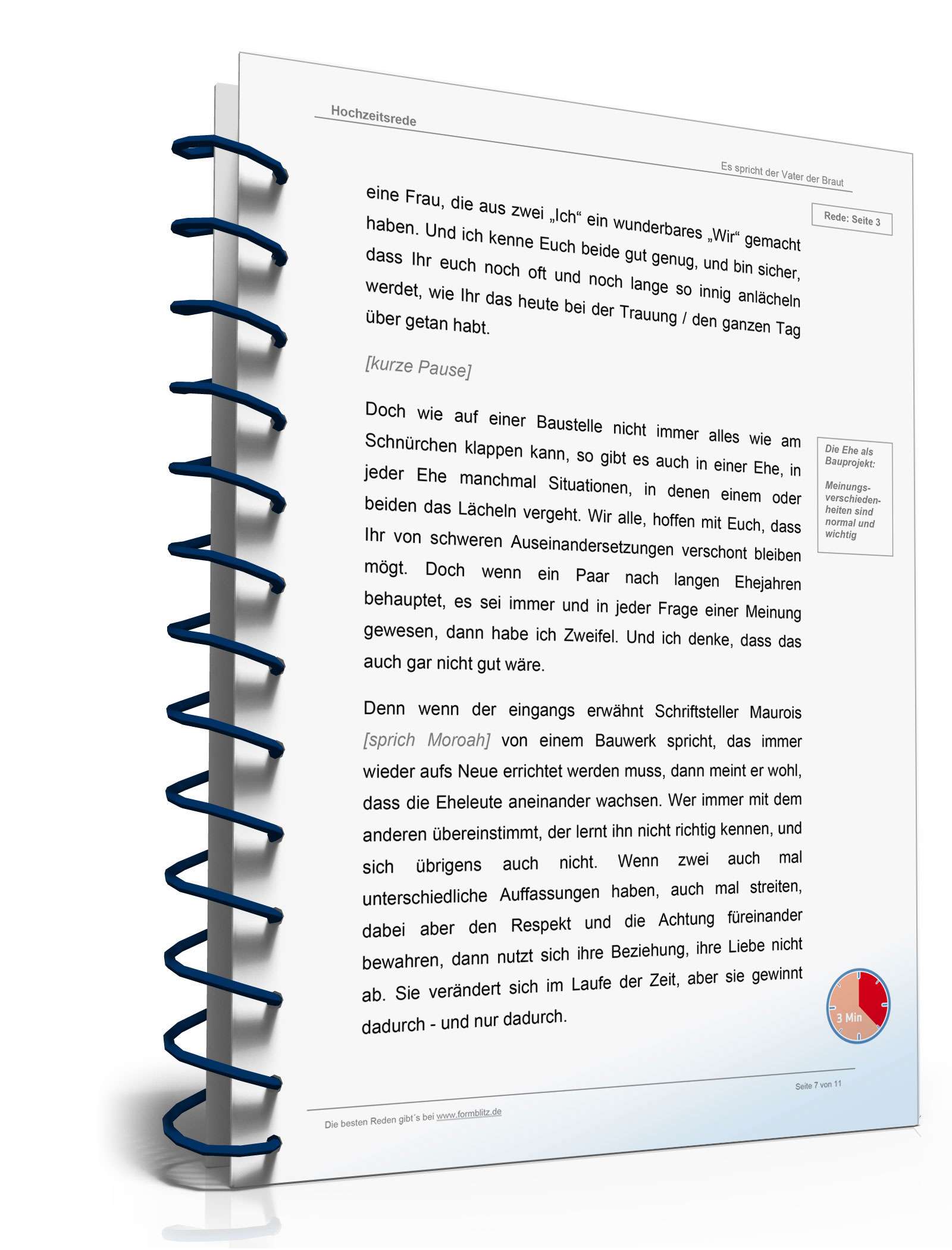 Hochzeitsrede Vater der Braut Excel. Seite: 4