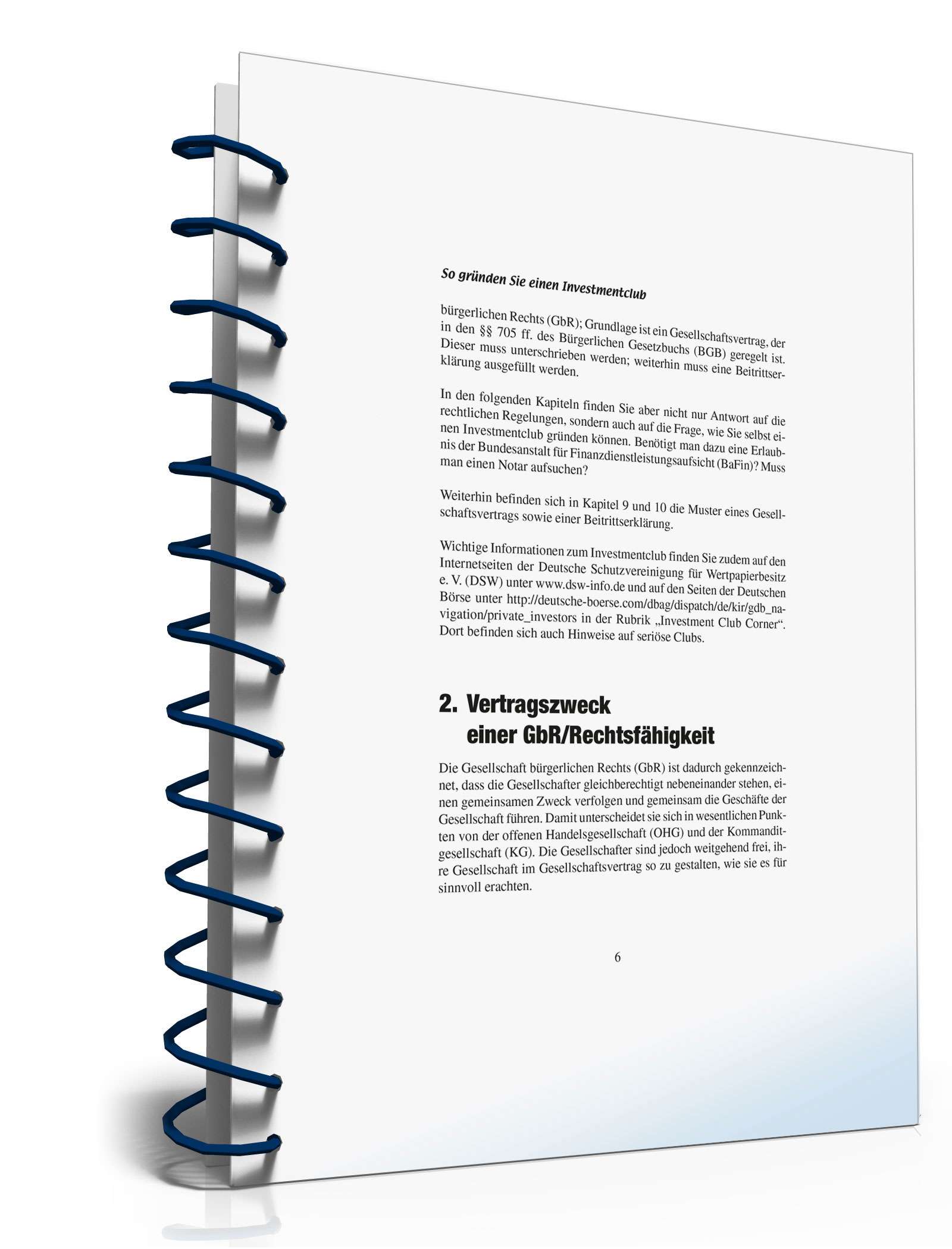 So gründen Sie einen Investmentclub PDF. Seite: 6