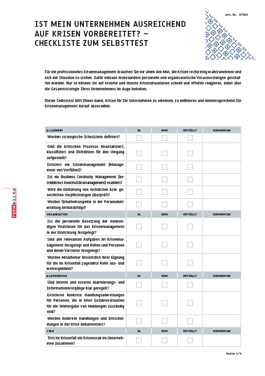 Krisen-Paket für Unternehmen Excel. Seite: 2