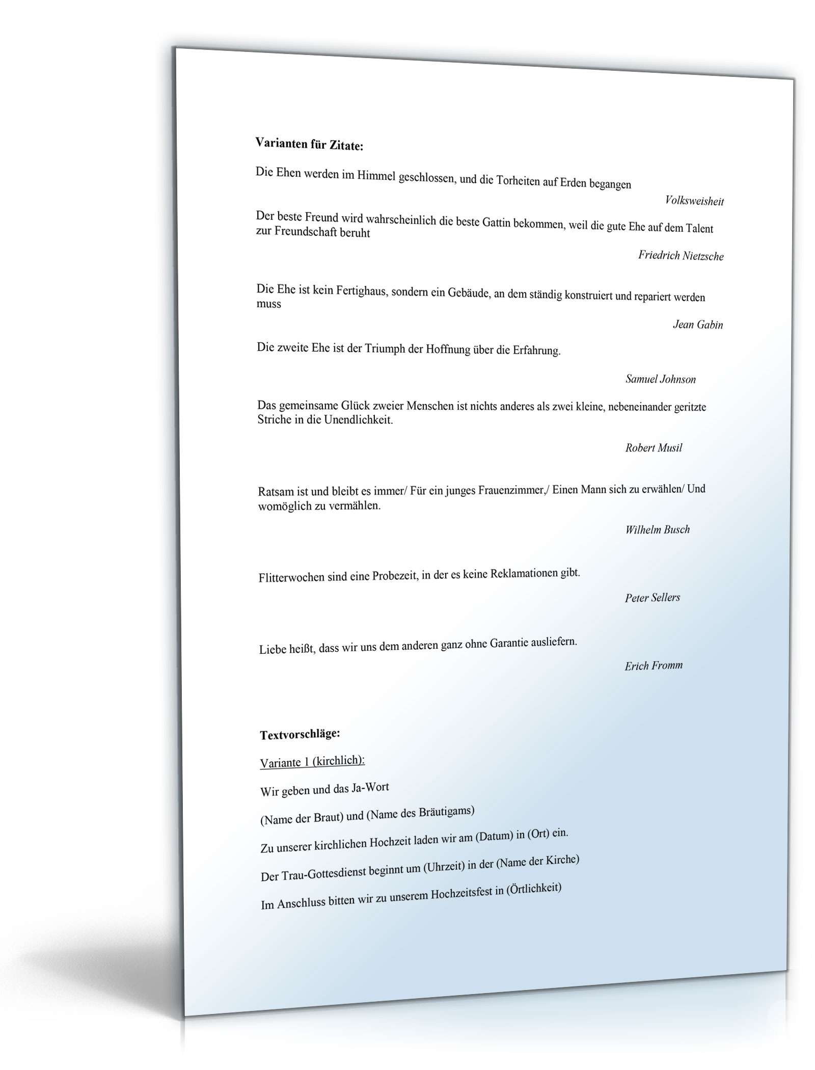 Das große Hochzeits-Paket Excel. Seite: 7